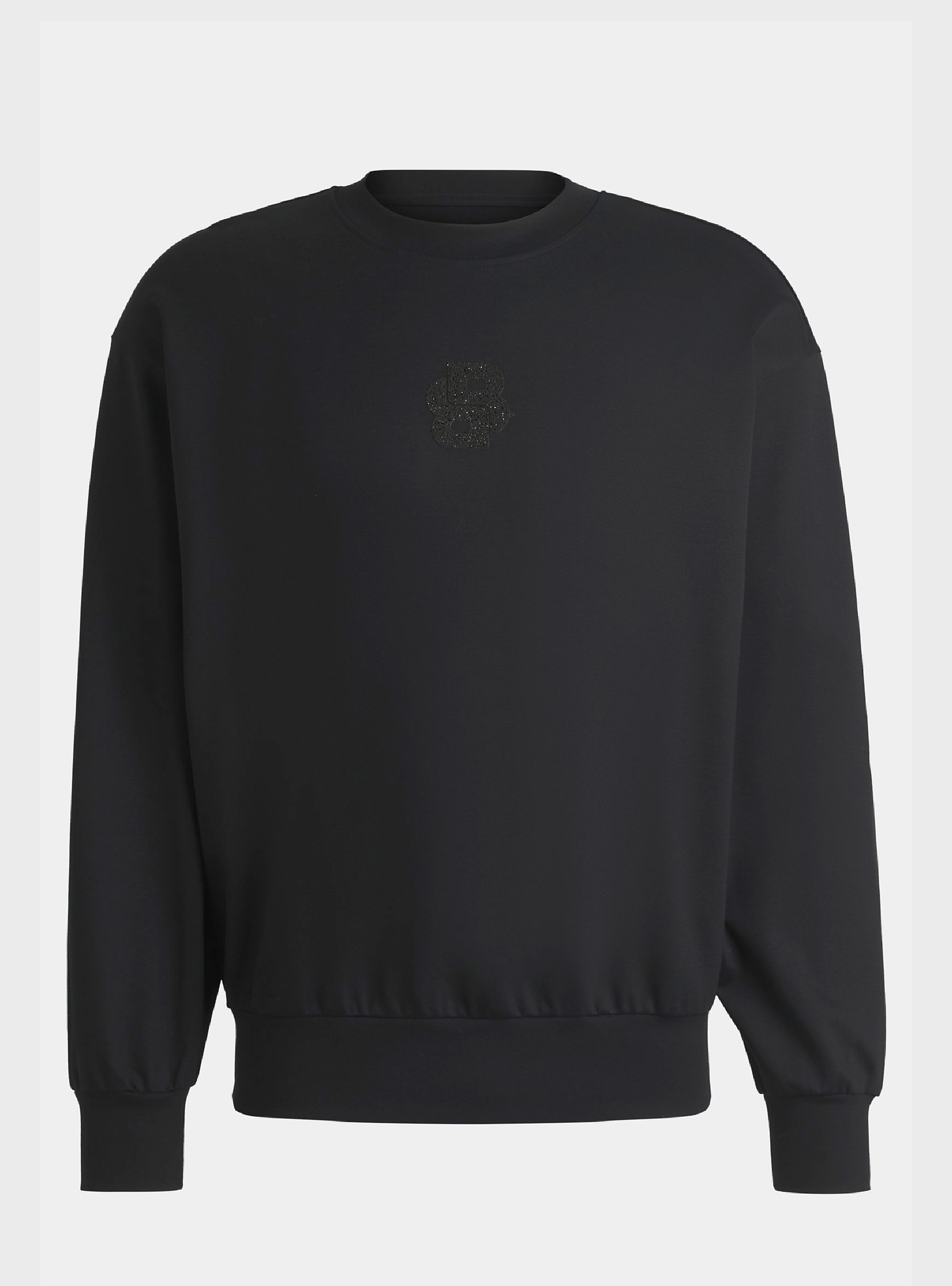 BOSS Double B Monogram Relaxed Fit Sweatshirt C-Soleri 1895_HC - Black