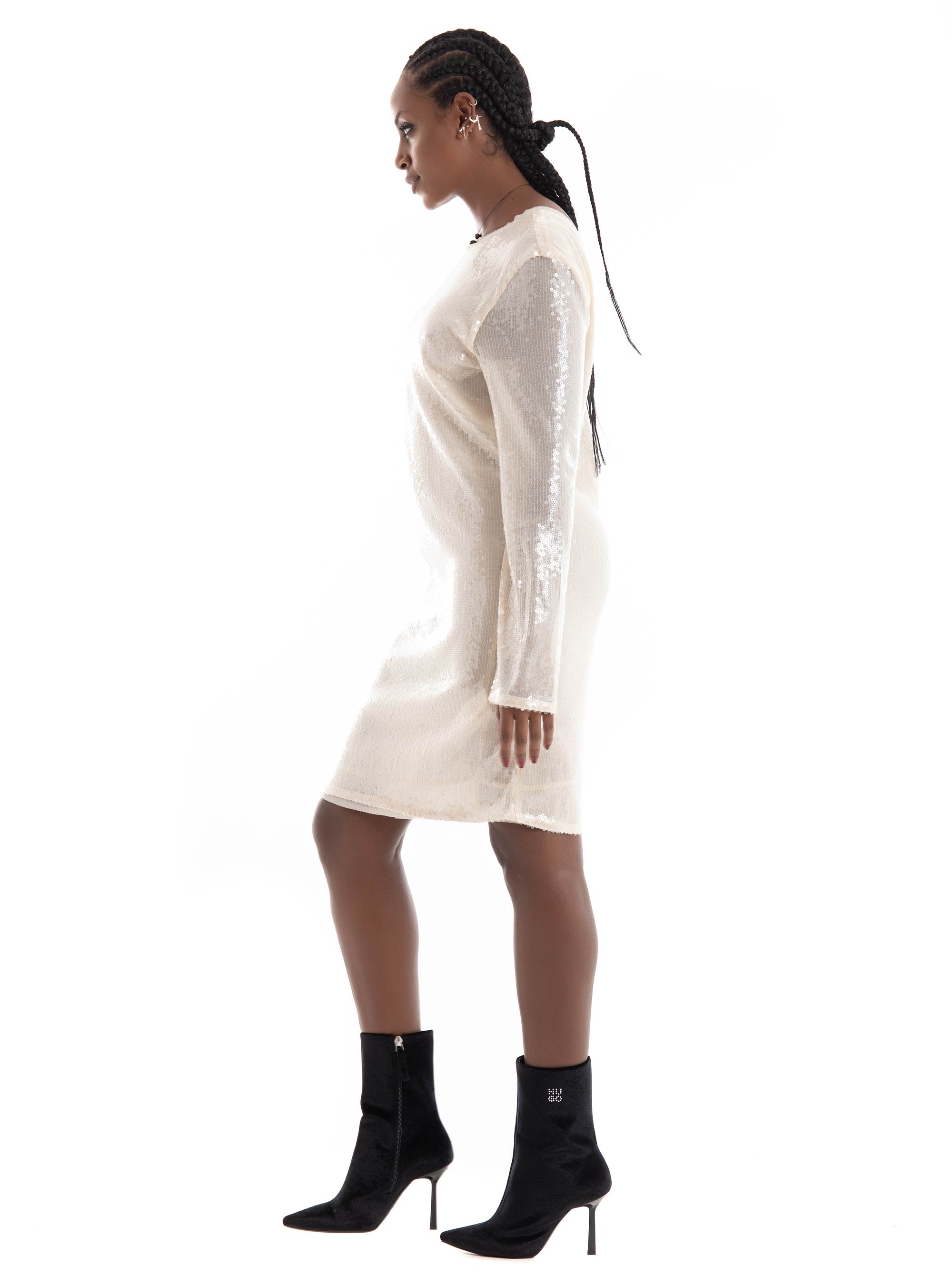 BOSS Coctail Dress C_Dalentin - Ecru