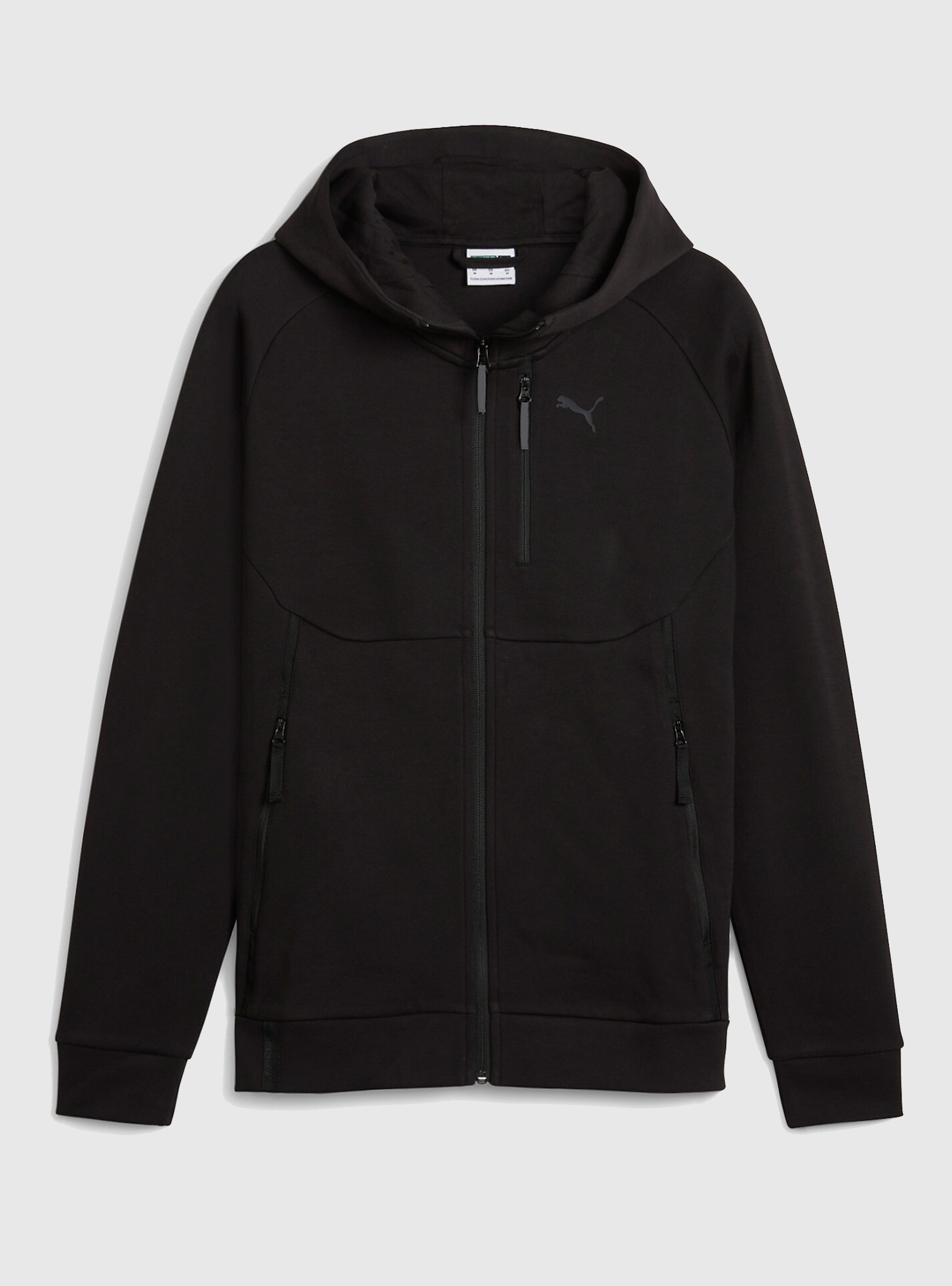 Puma PUMATECH FZ Hoodie DK - Black