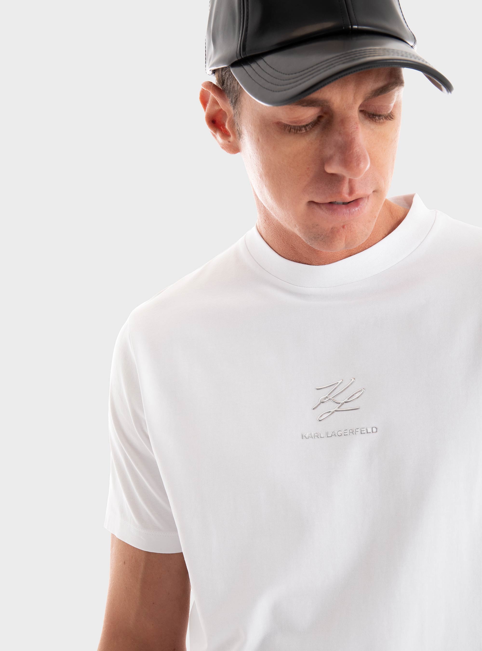 Karl Lagerfeld Regular Fit T-Shirt - White