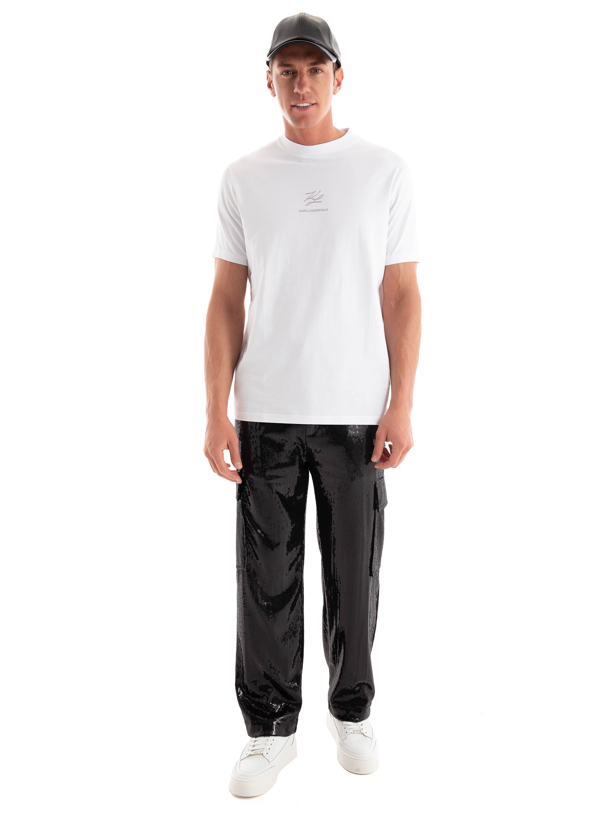 Karl Lagerfeld Regular Fit T-Shirt - White