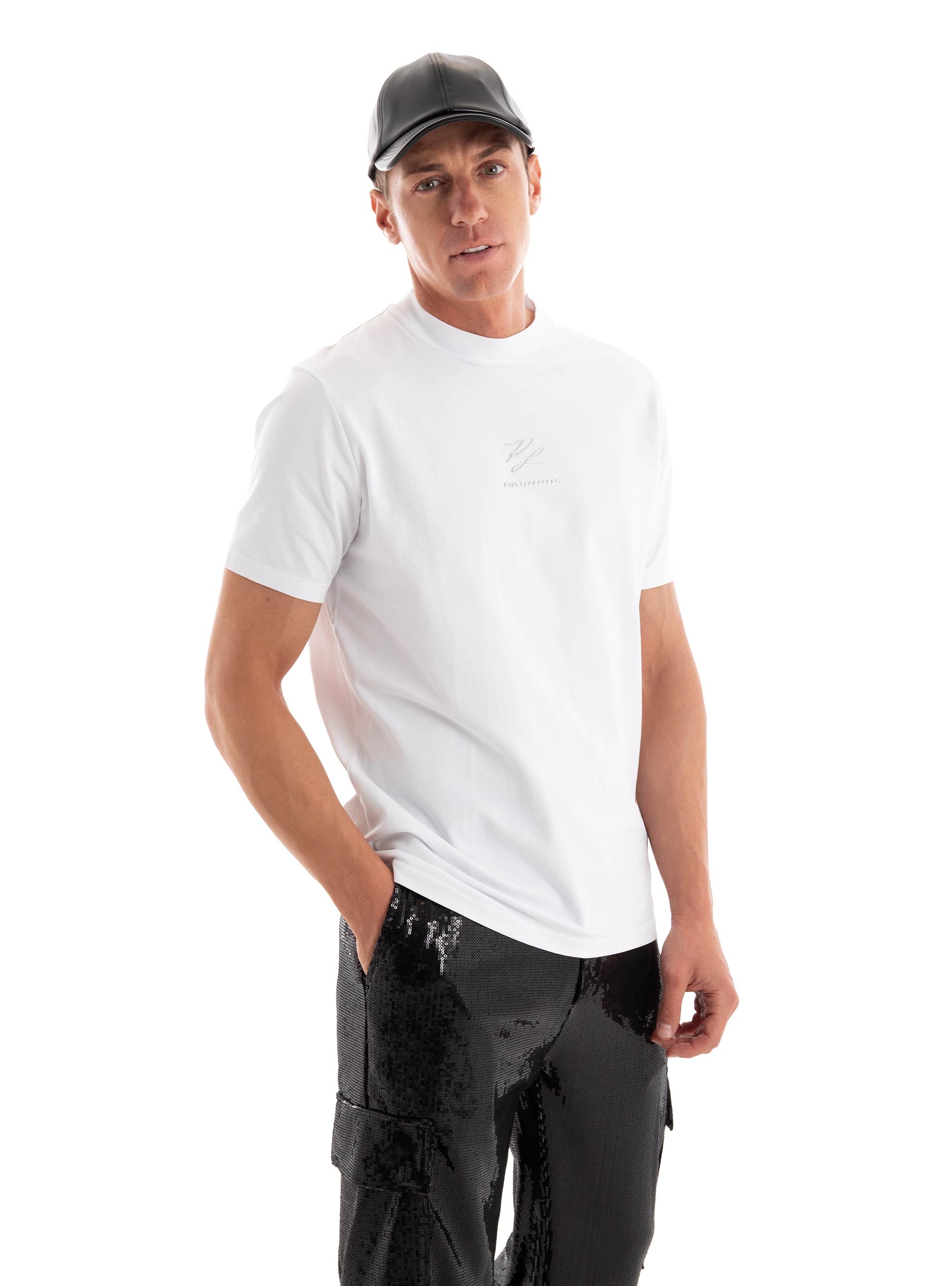 Karl Lagerfeld Regular Fit T-Shirt - White