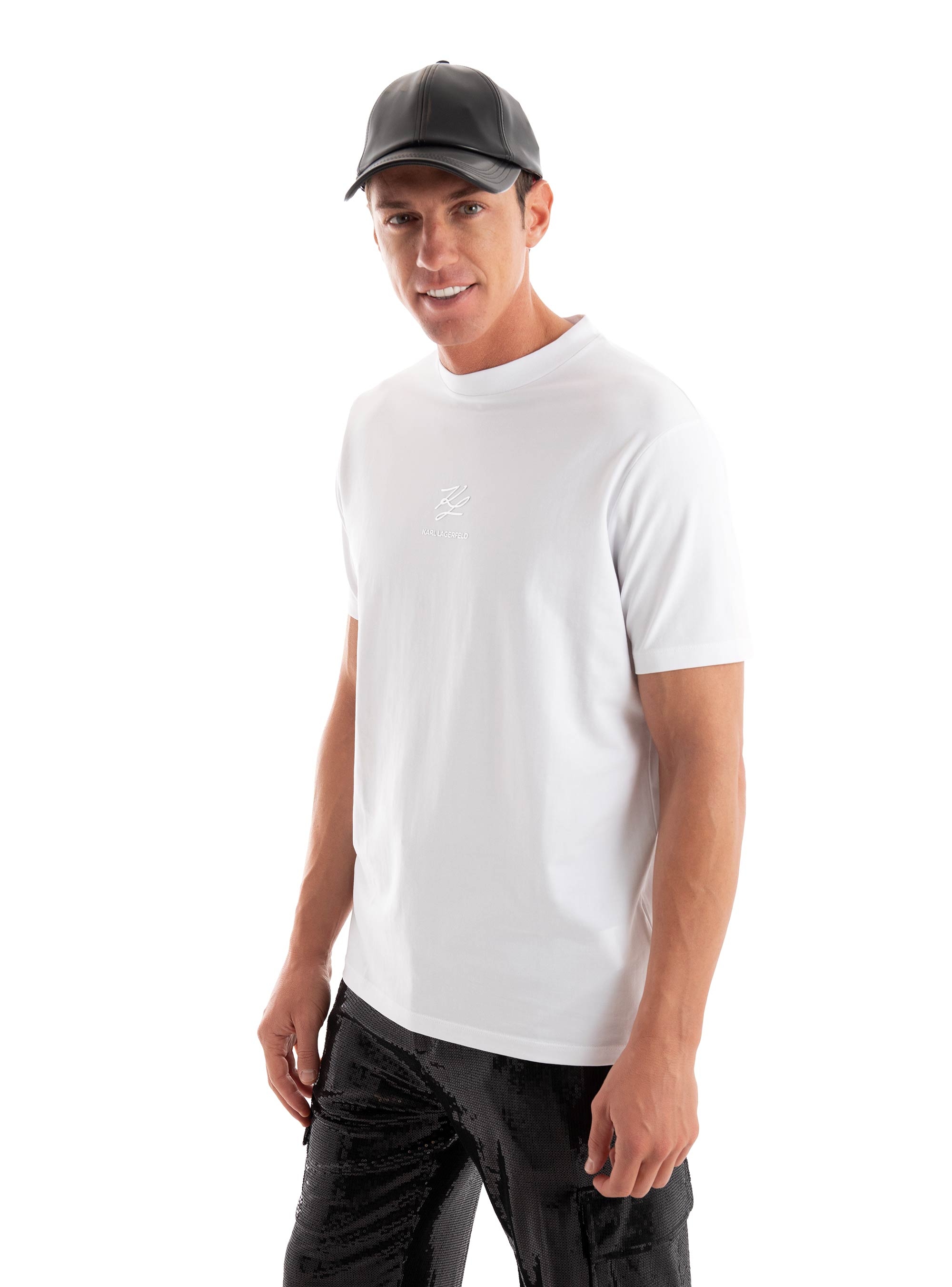 Karl Lagerfeld Regular Fit T-Shirt - White