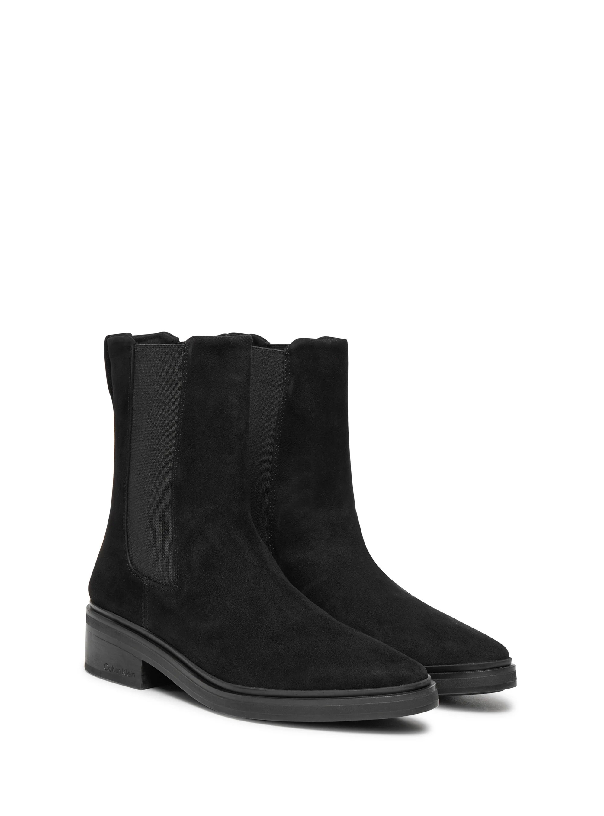 Calvin Klein Heel Chelsea Boots - Black