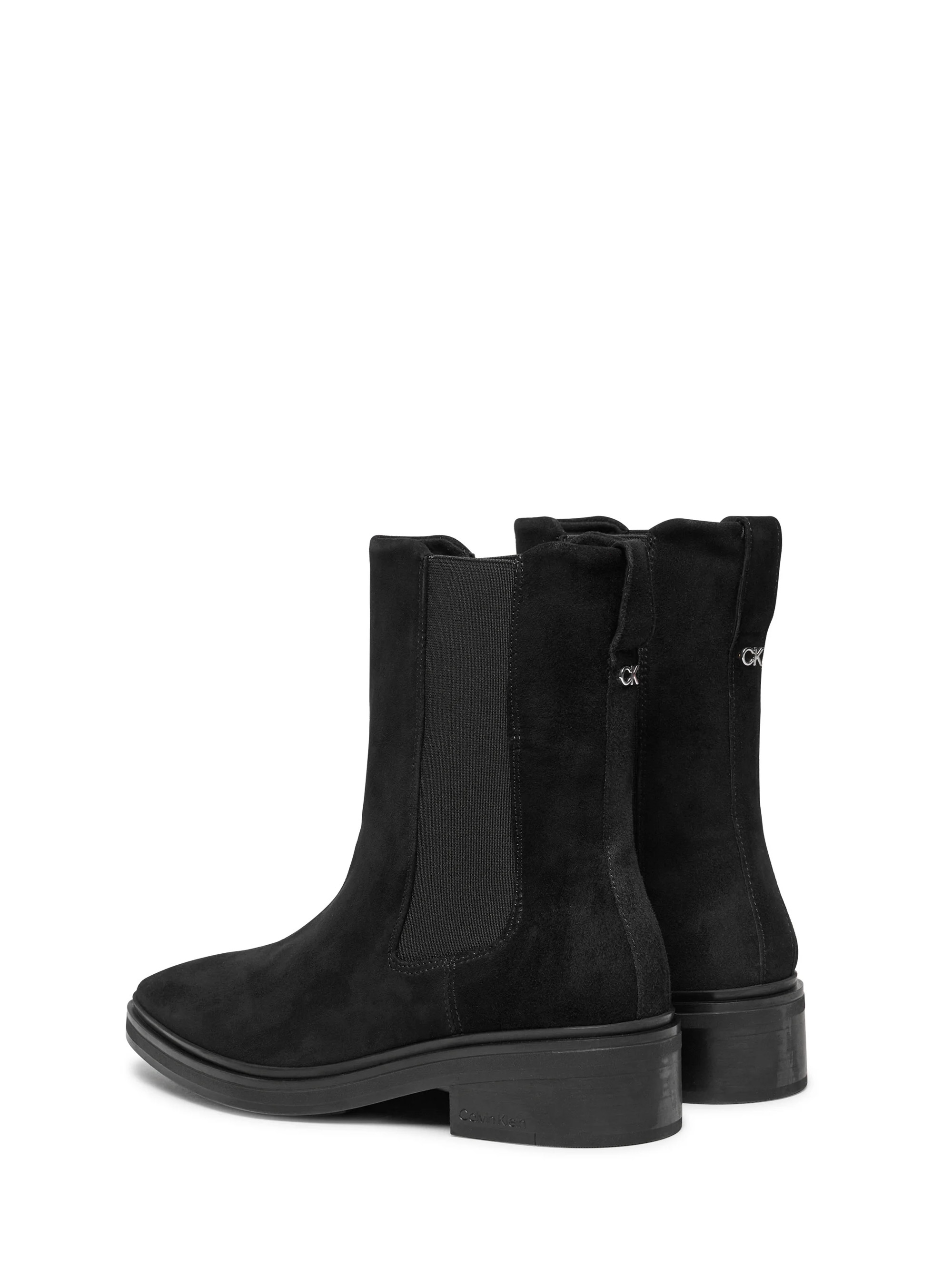 Calvin Klein Heel Chelsea Boots - Black