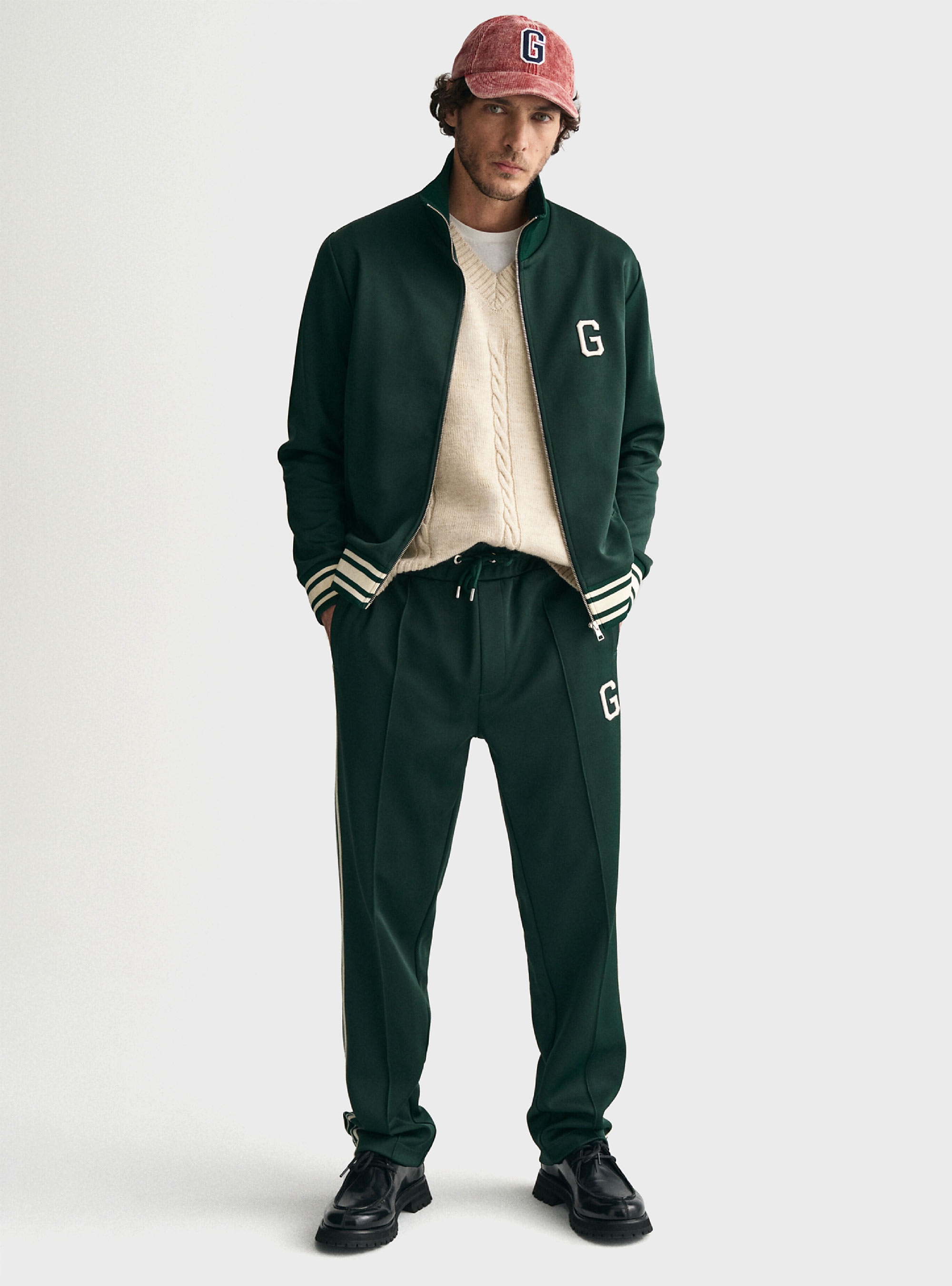 Gant Tracksuit Pants - Pine Green