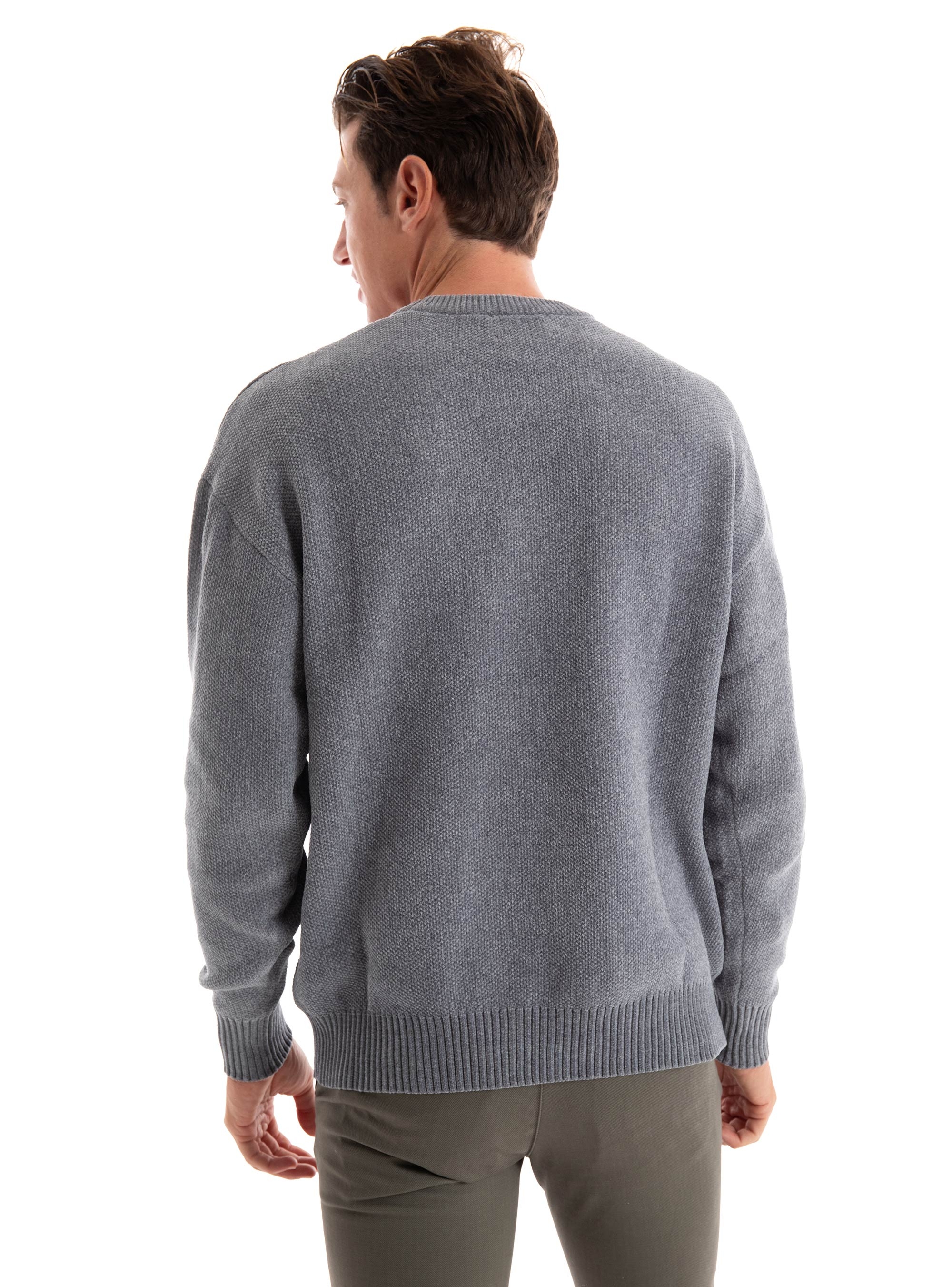 Gianni Lupo Knit - Grey Melange