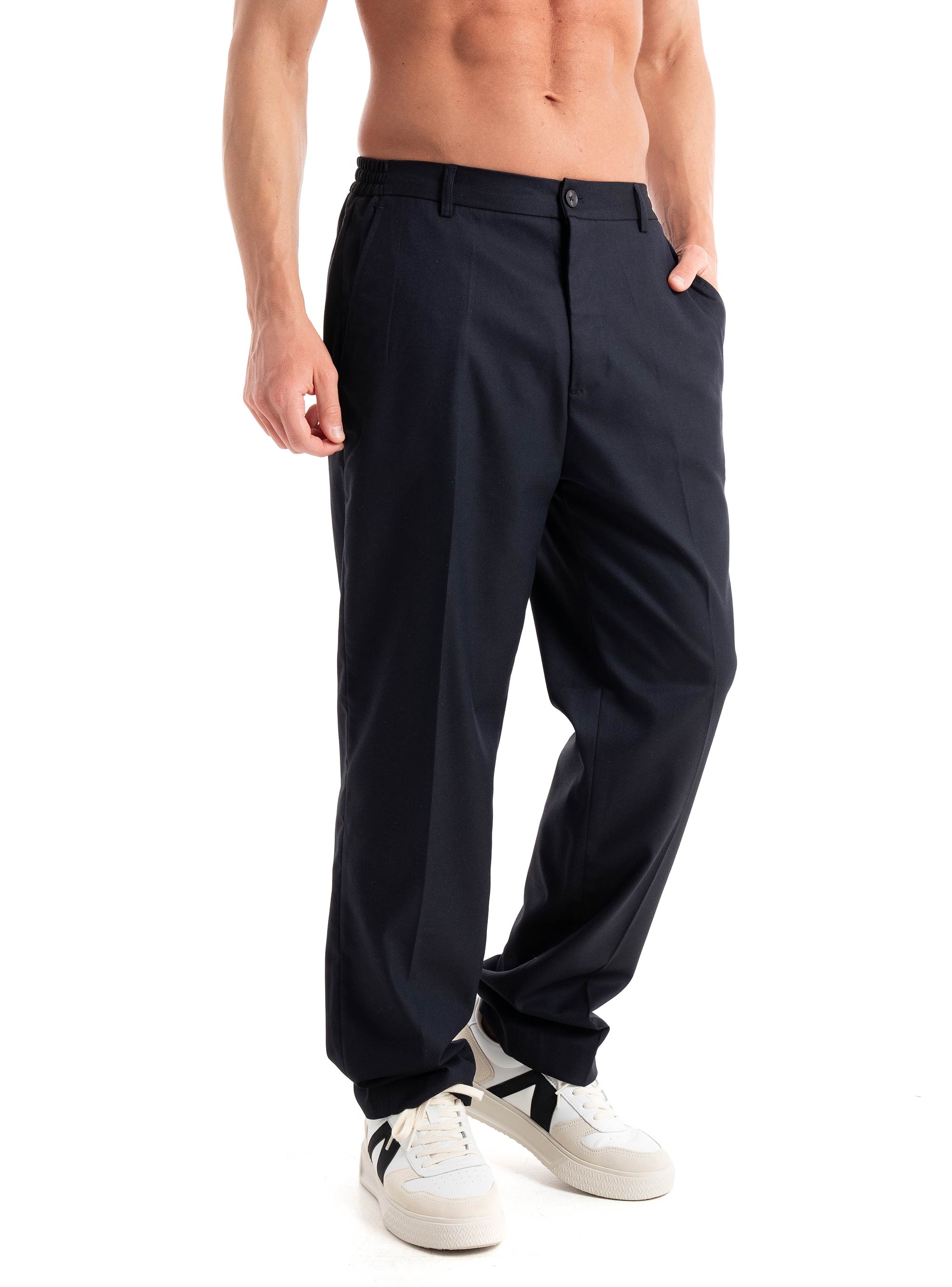 Dstrezzed Odin Loose Fit Pants - Dark Blue
