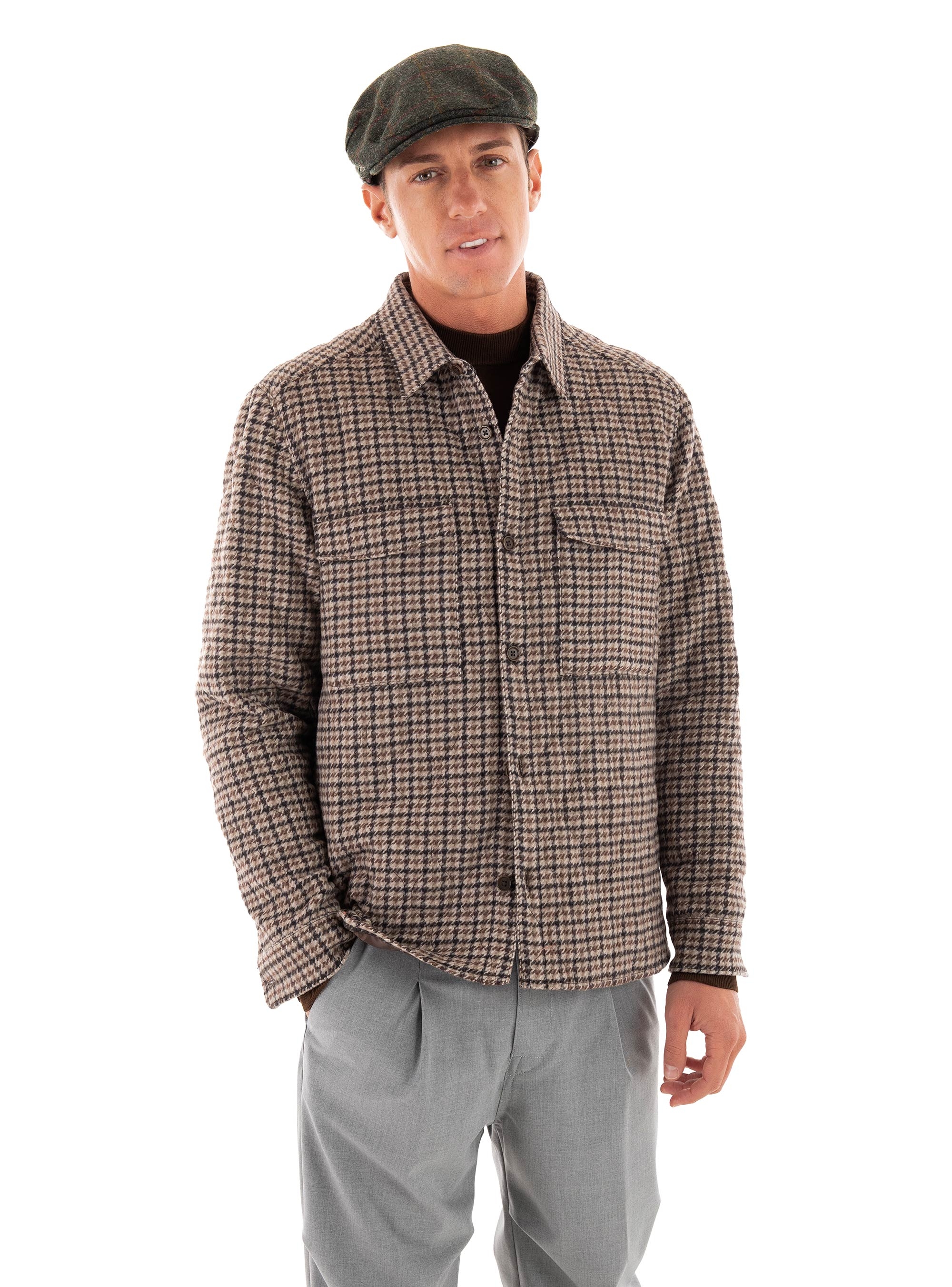 Drykorn Relaxed Fit Overshirt Gunray - Brown
