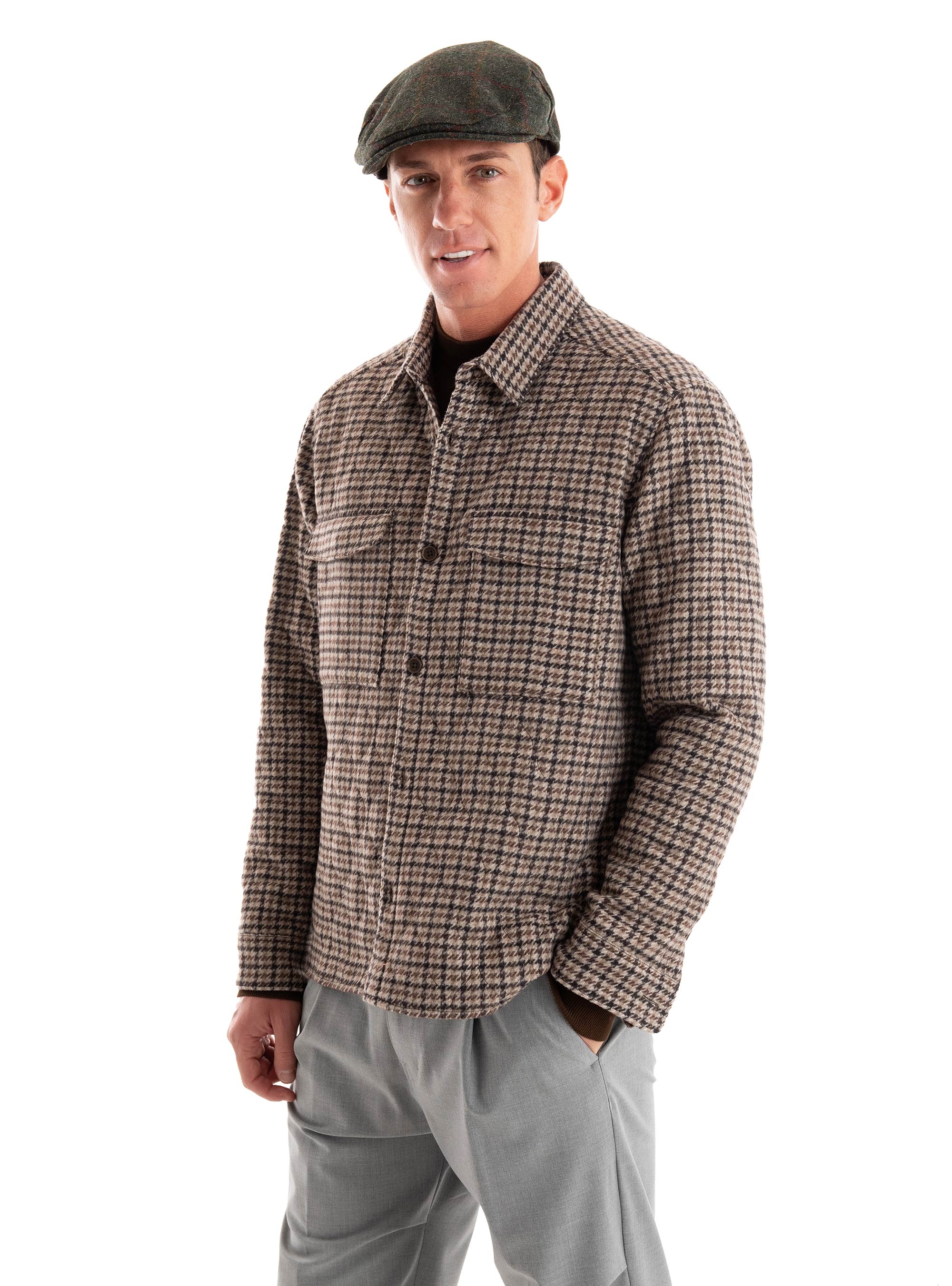 Drykorn Relaxed Fit Overshirt Gunray - Brown