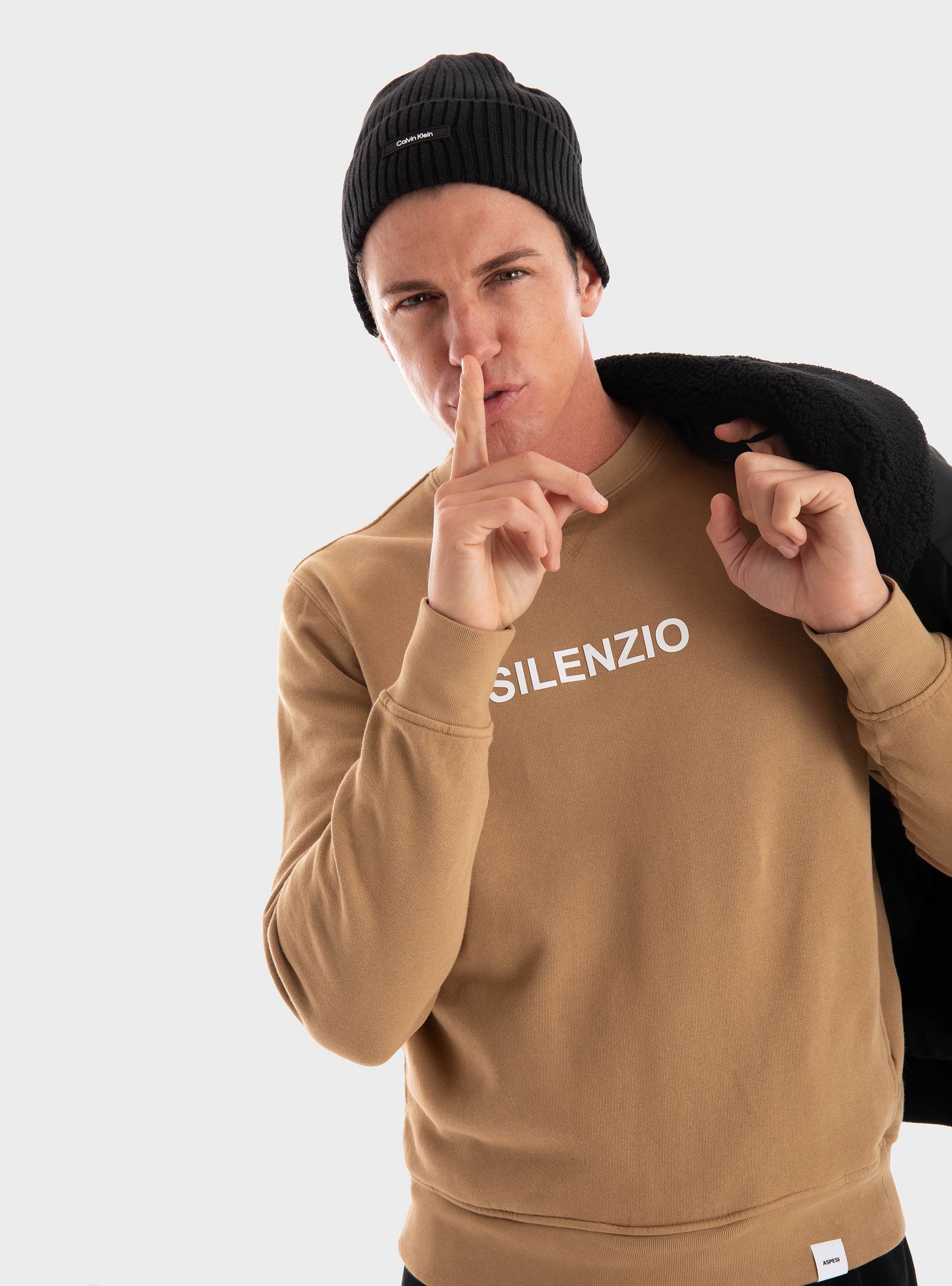 Aspesi Silenzio Crew-Neck Sweatshirt - Chestnut