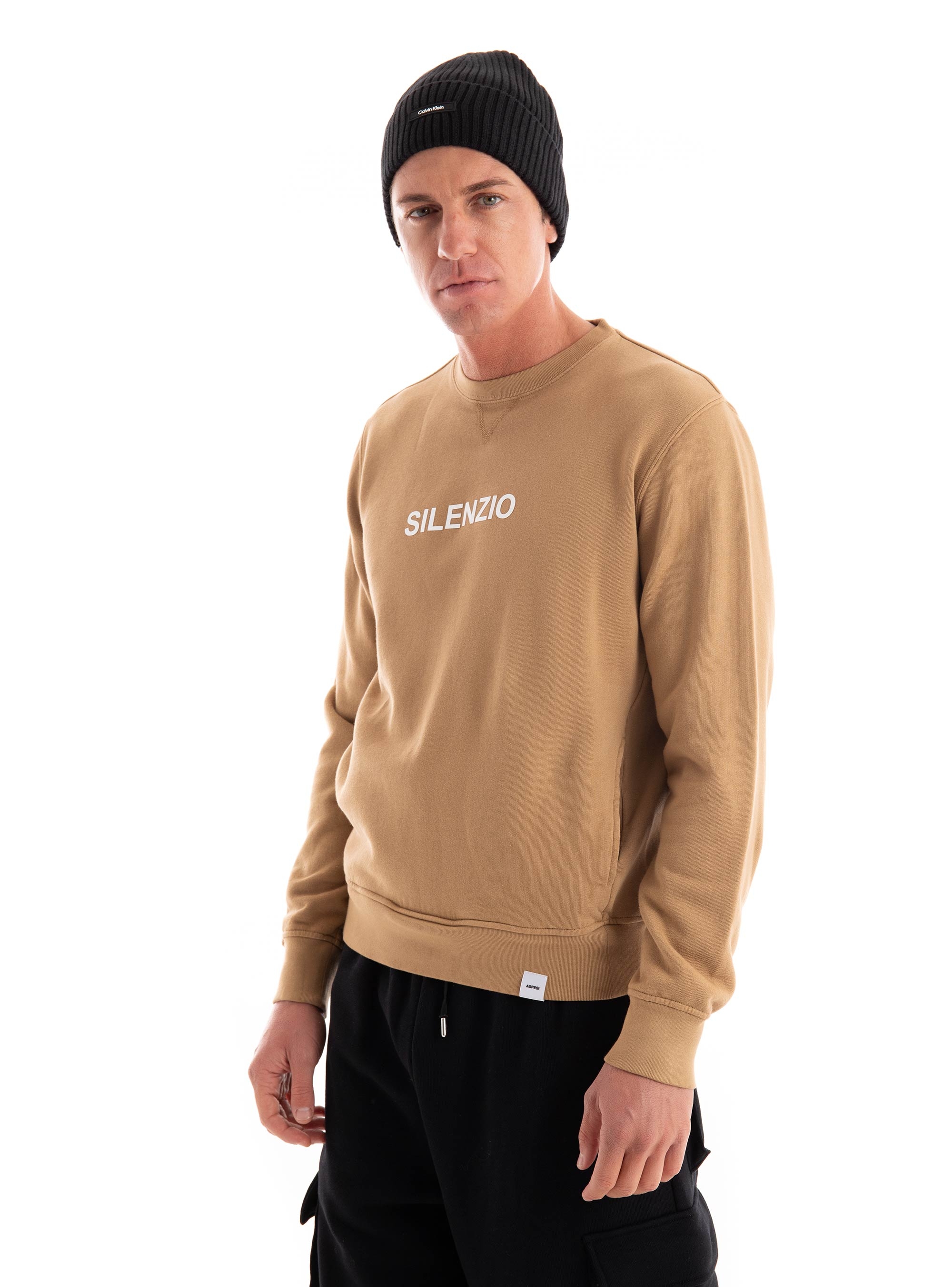 Aspesi Silenzio Crew-Neck Sweatshirt - Chestnut