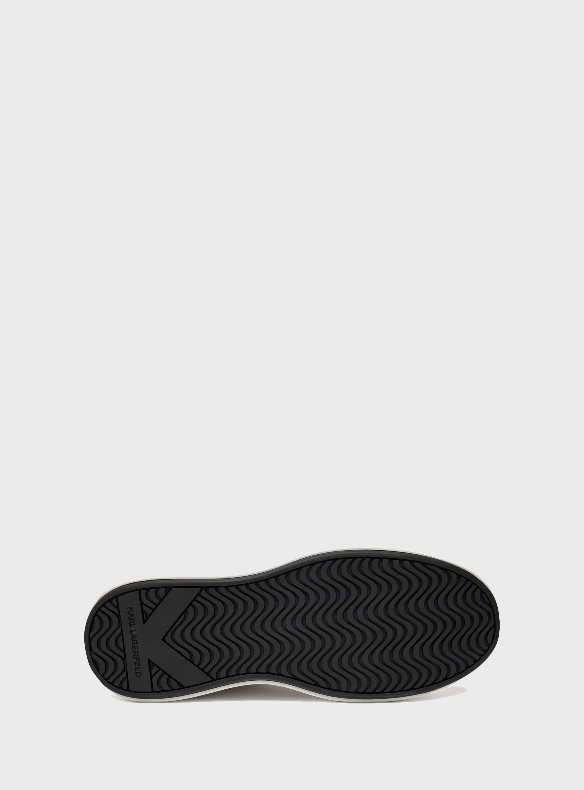 Karl Lagerfeld Kronos Lo Lace Leather Sneakers - White