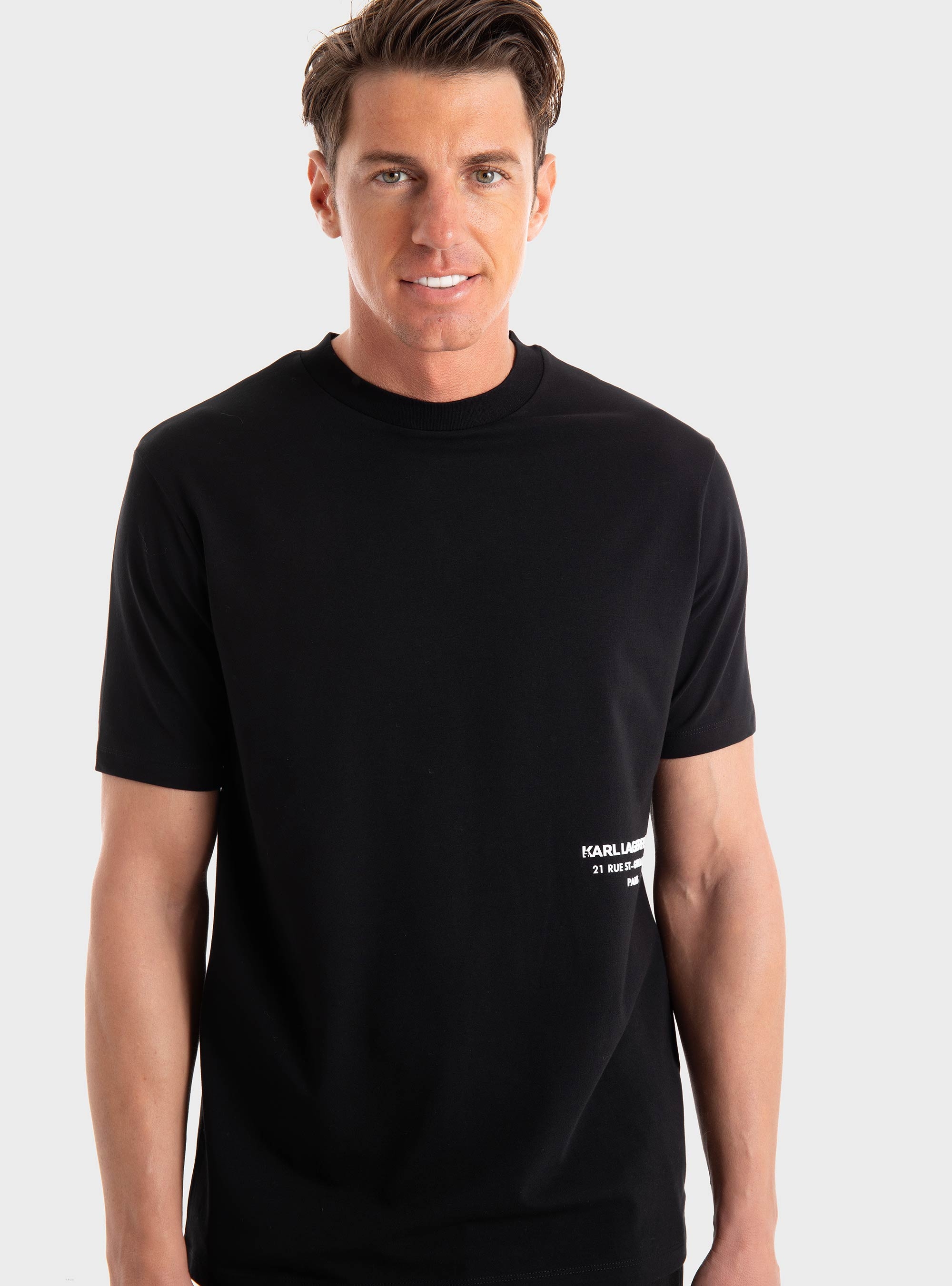 Karl Lagerfeld T-Shirt Crewneck - Black