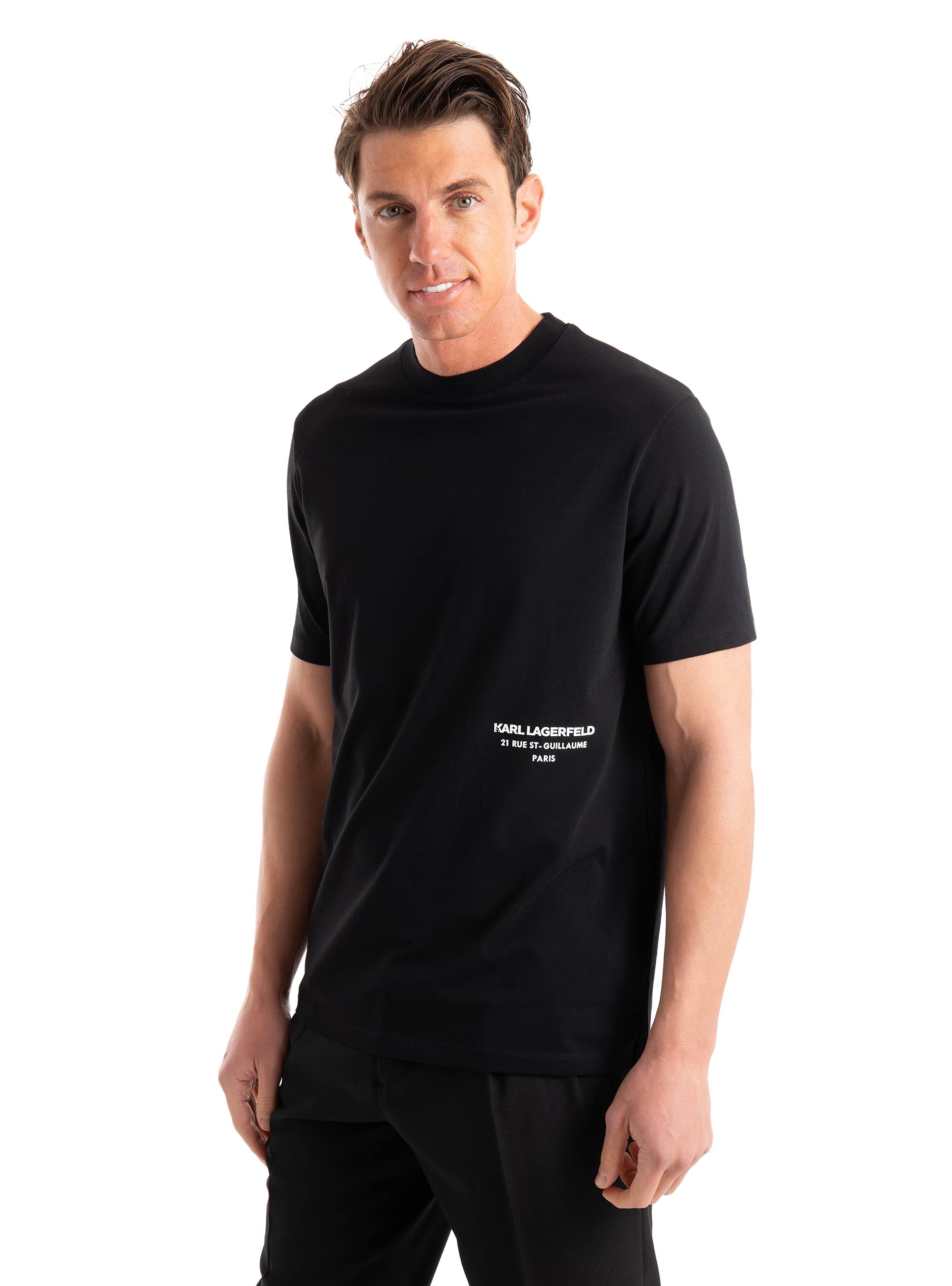 Karl Lagerfeld T-Shirt Crewneck - Black