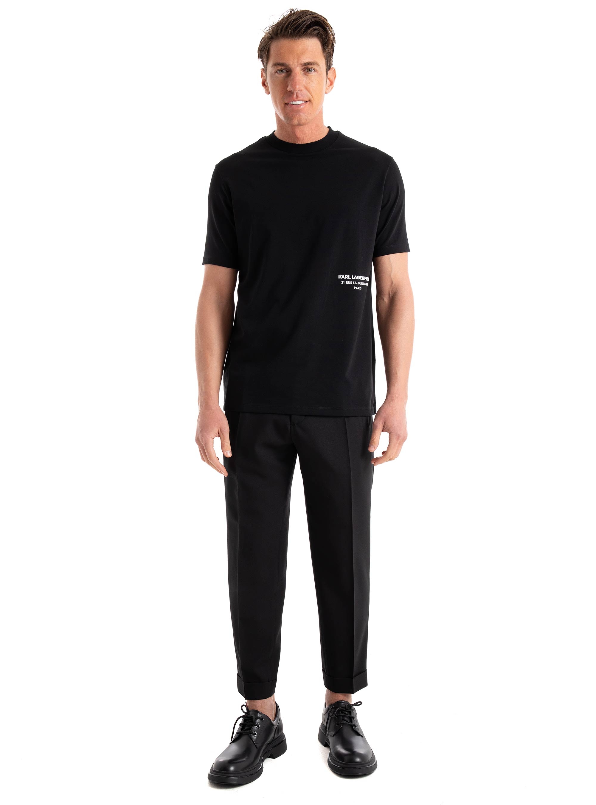 Karl Lagerfeld T-Shirt Crewneck - Black