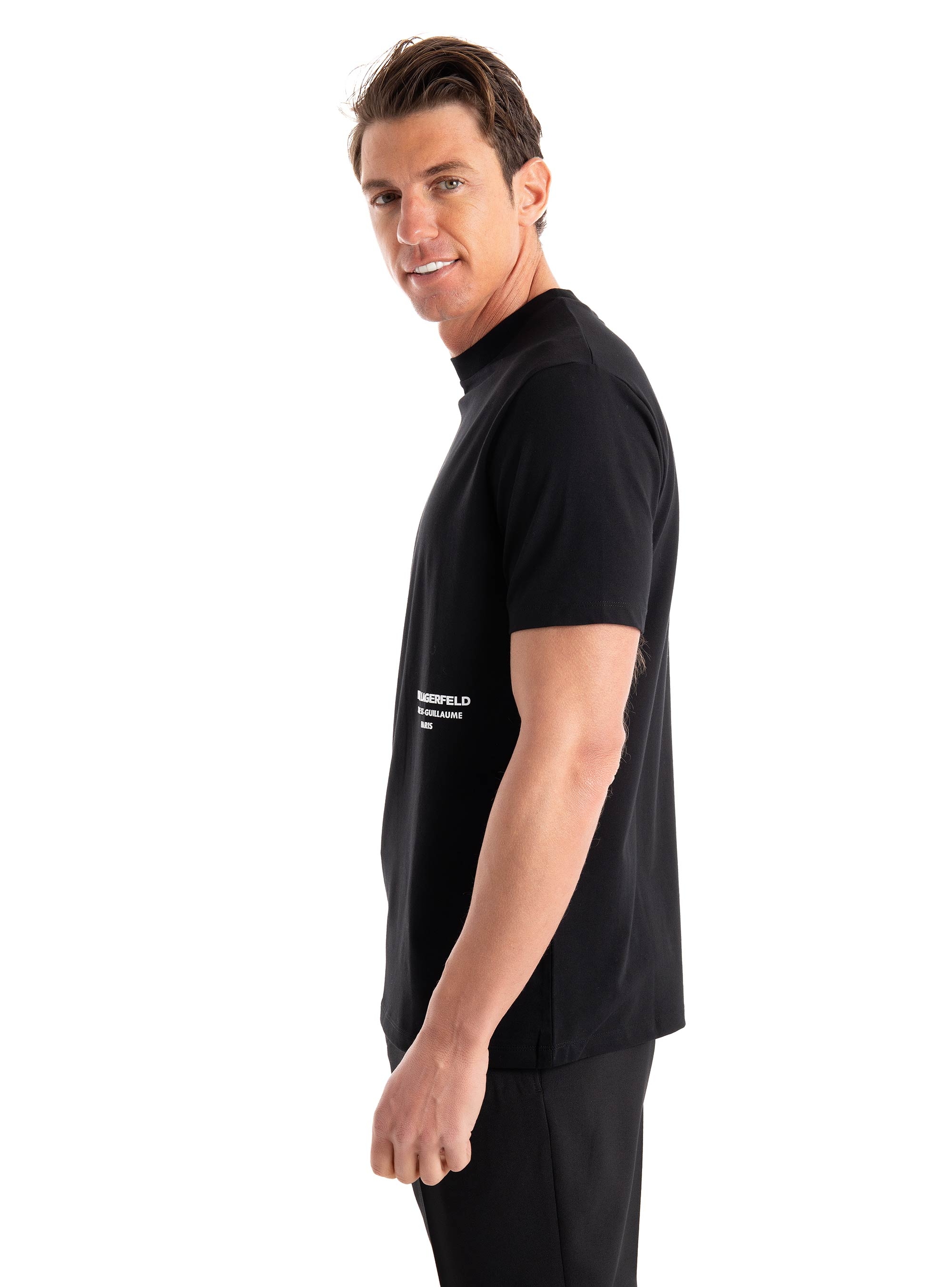 Karl Lagerfeld T-Shirt Crewneck - Black
