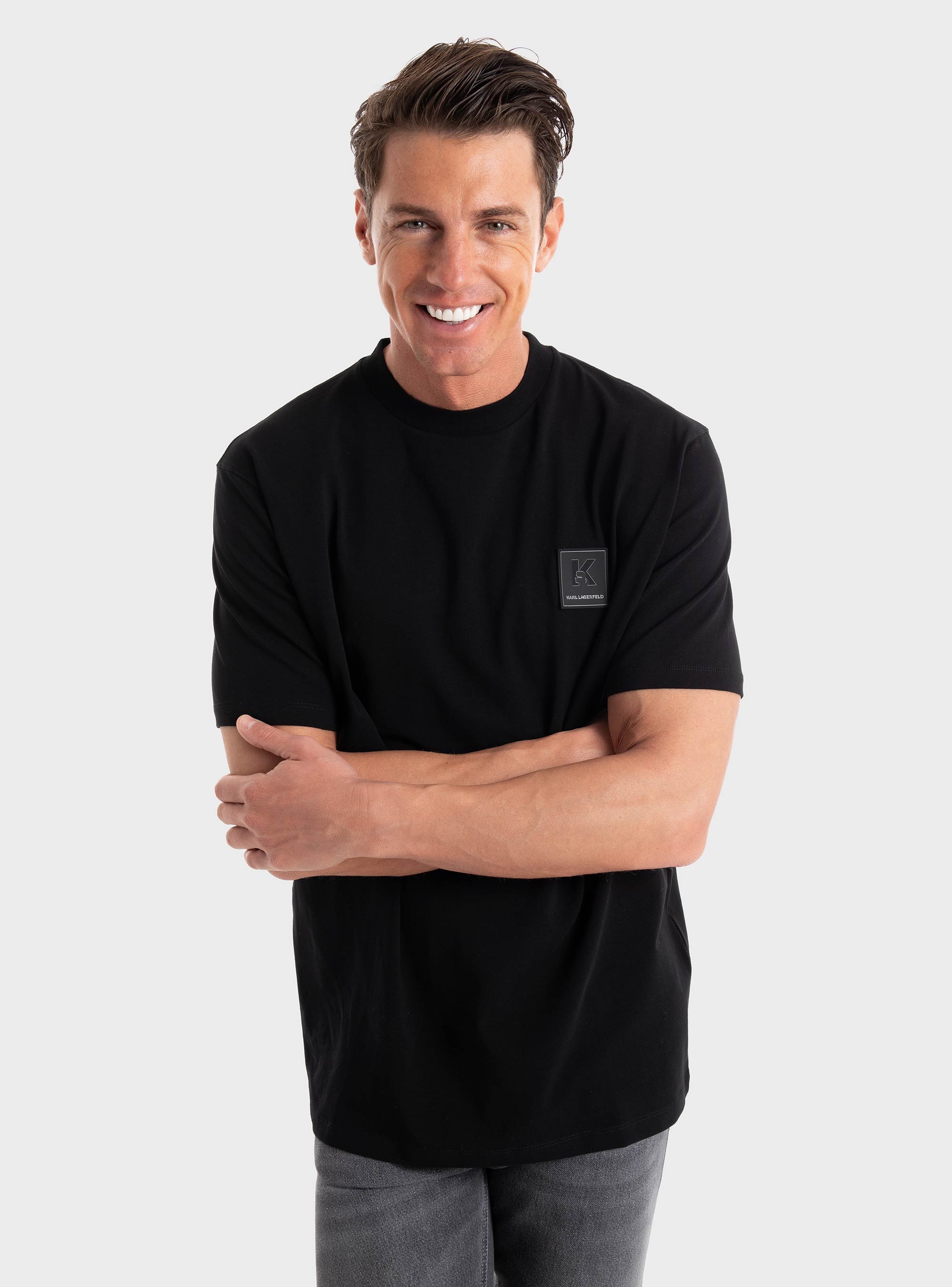 Karl Lagerfeld T-Shirt Crewneck - Black