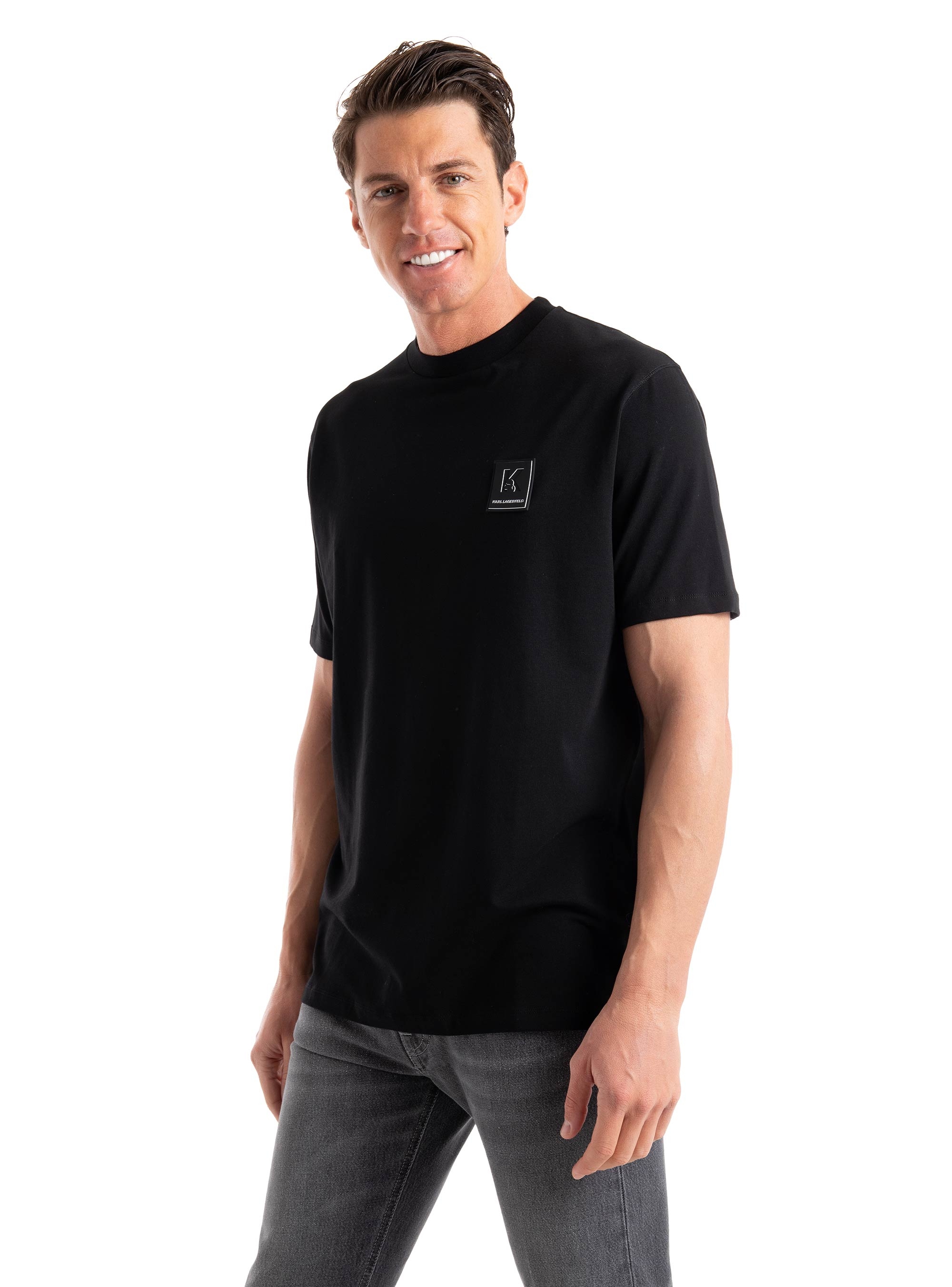 Karl Lagerfeld T-Shirt Crewneck - Black