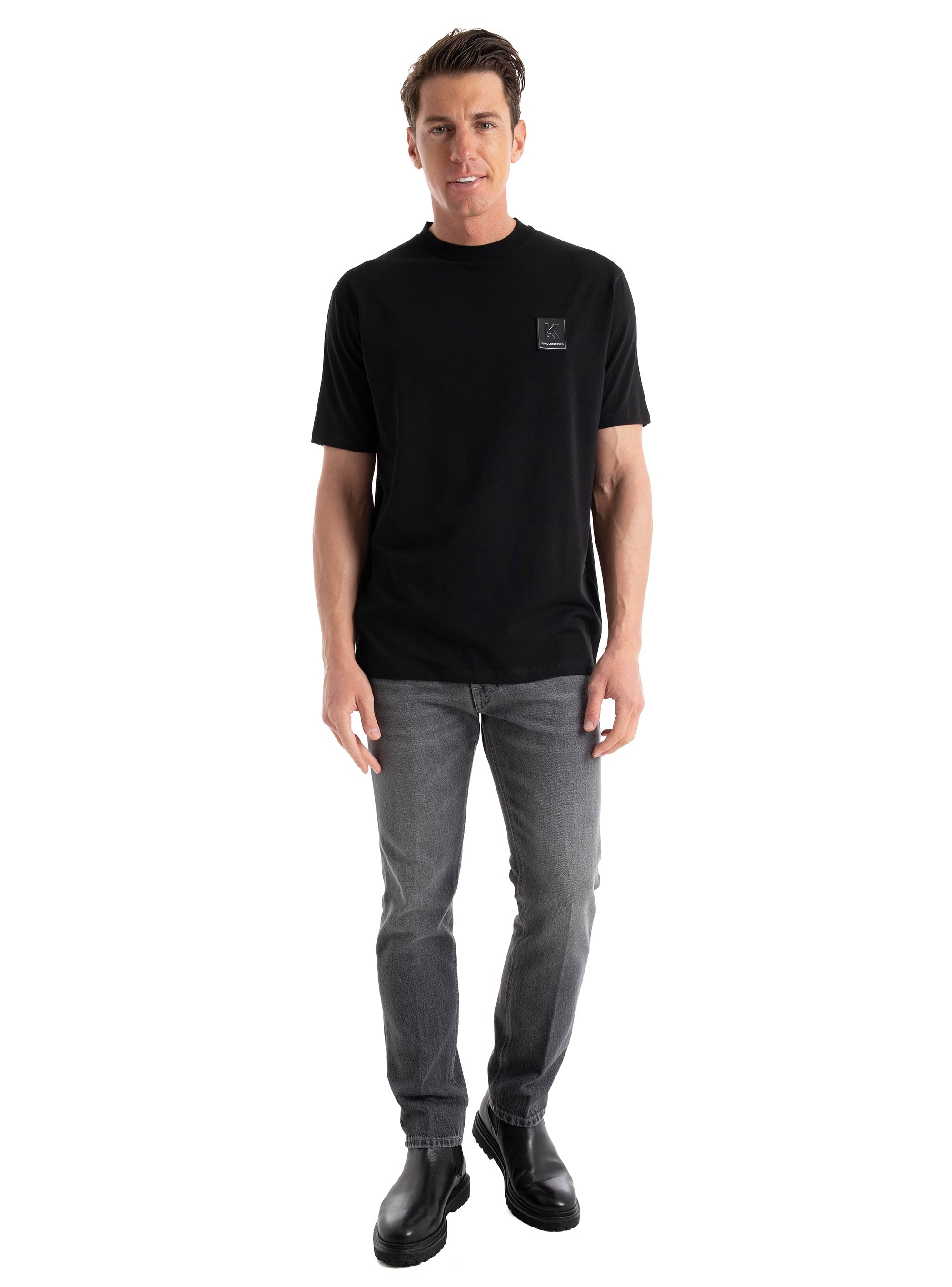 Karl Lagerfeld T-Shirt Crewneck - Black