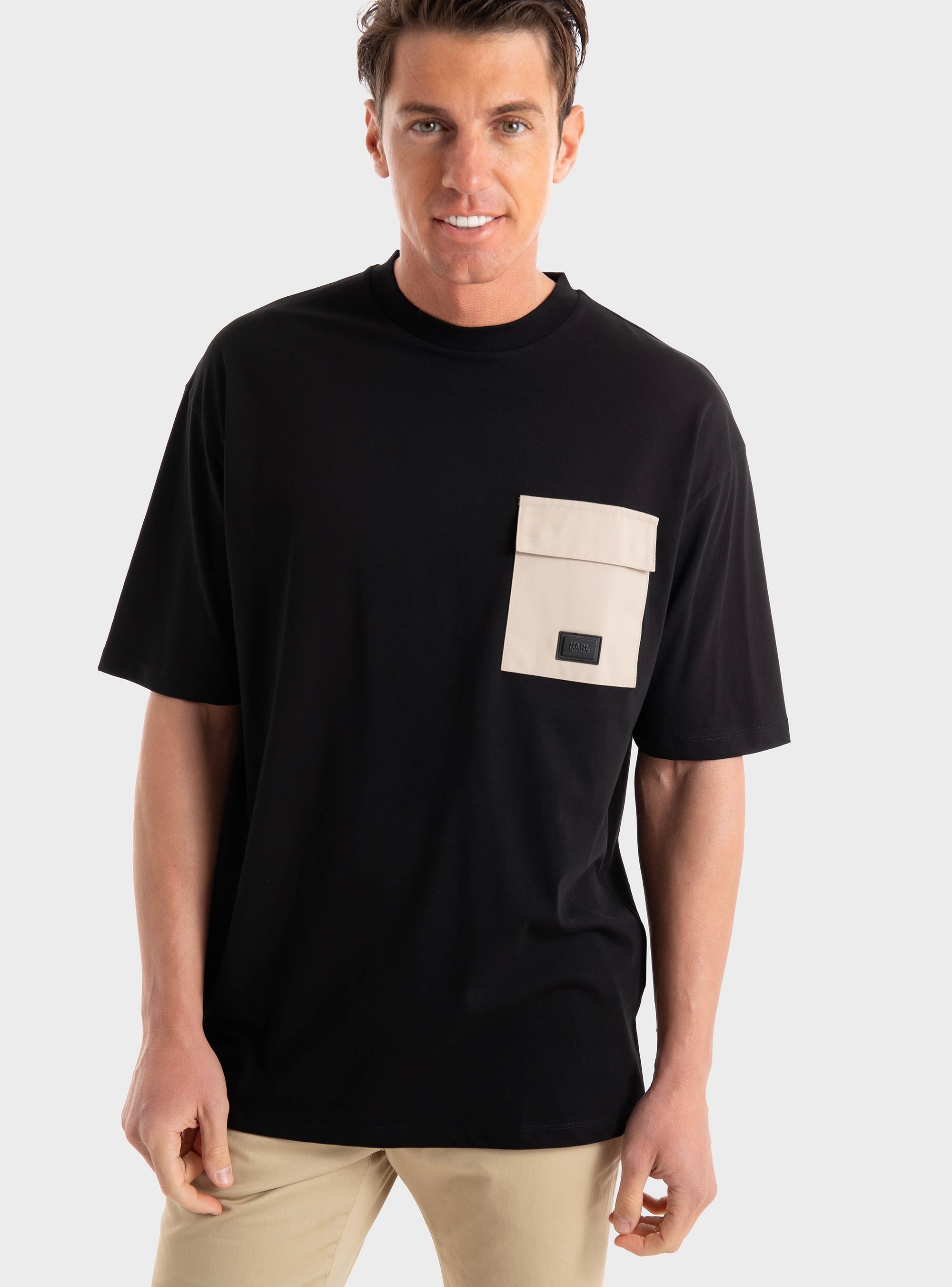 Karl Lagerfeld T-Shirt Crewneck - Beige