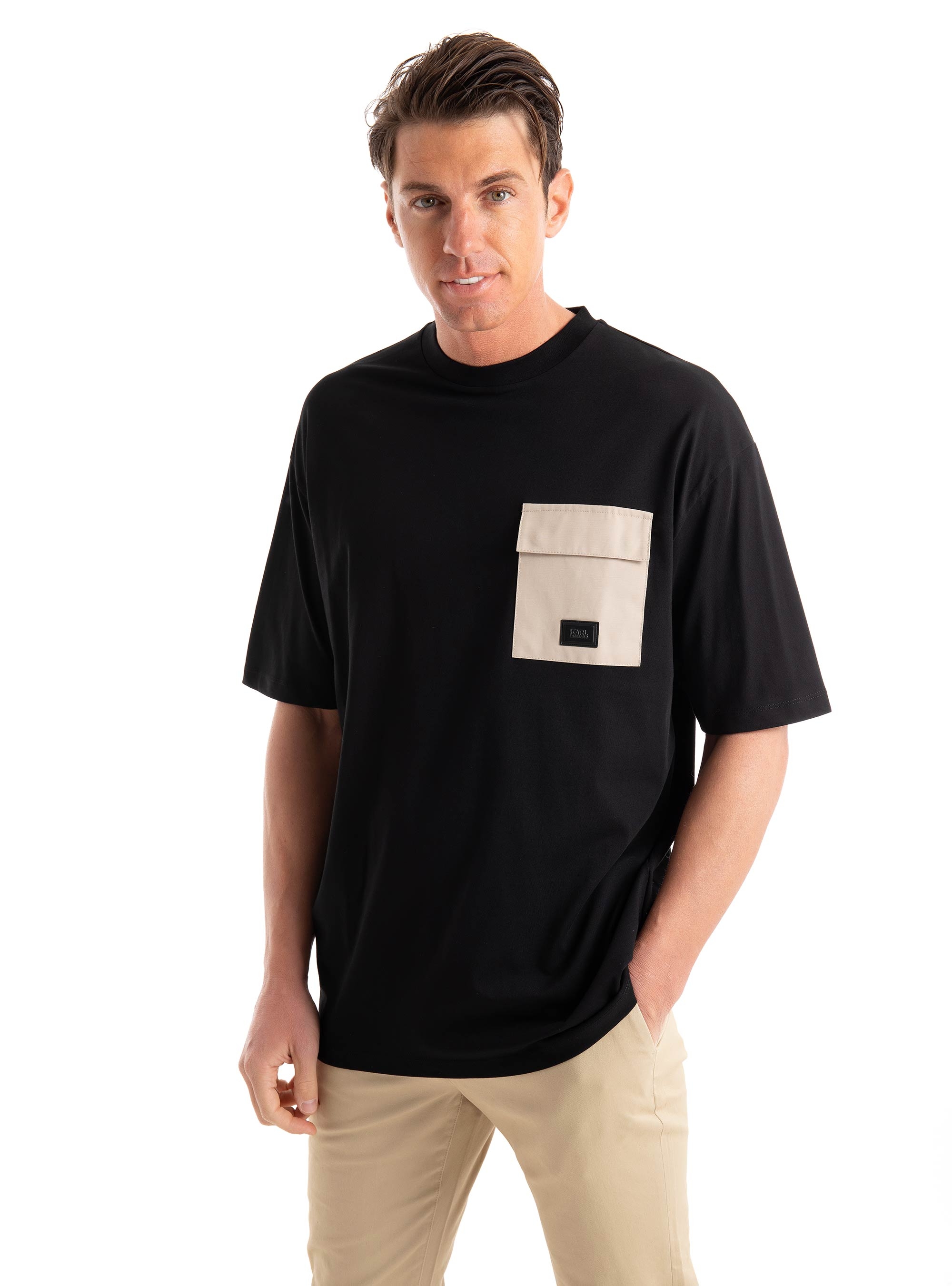 Karl Lagerfeld T-Shirt Crewneck - Beige