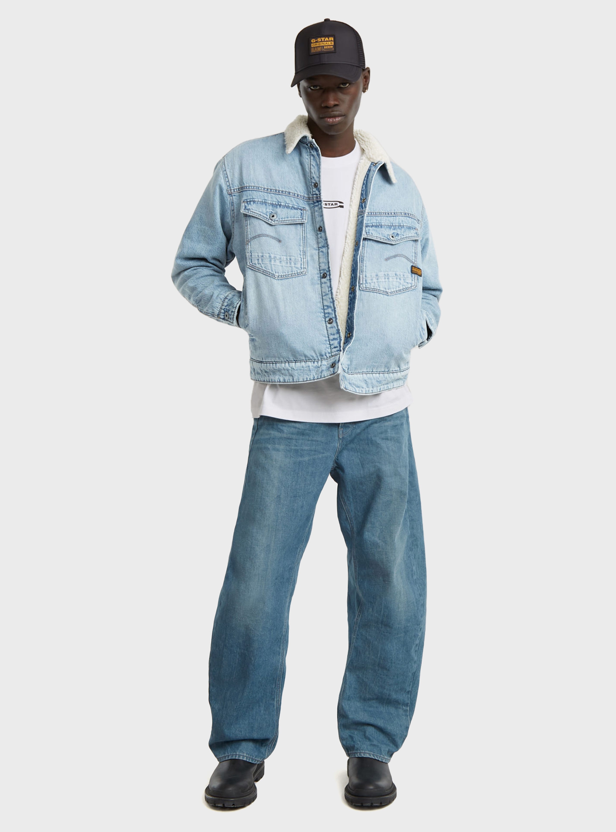 G-Star Bend 3D Loose Jeans - Medium Aged Denim