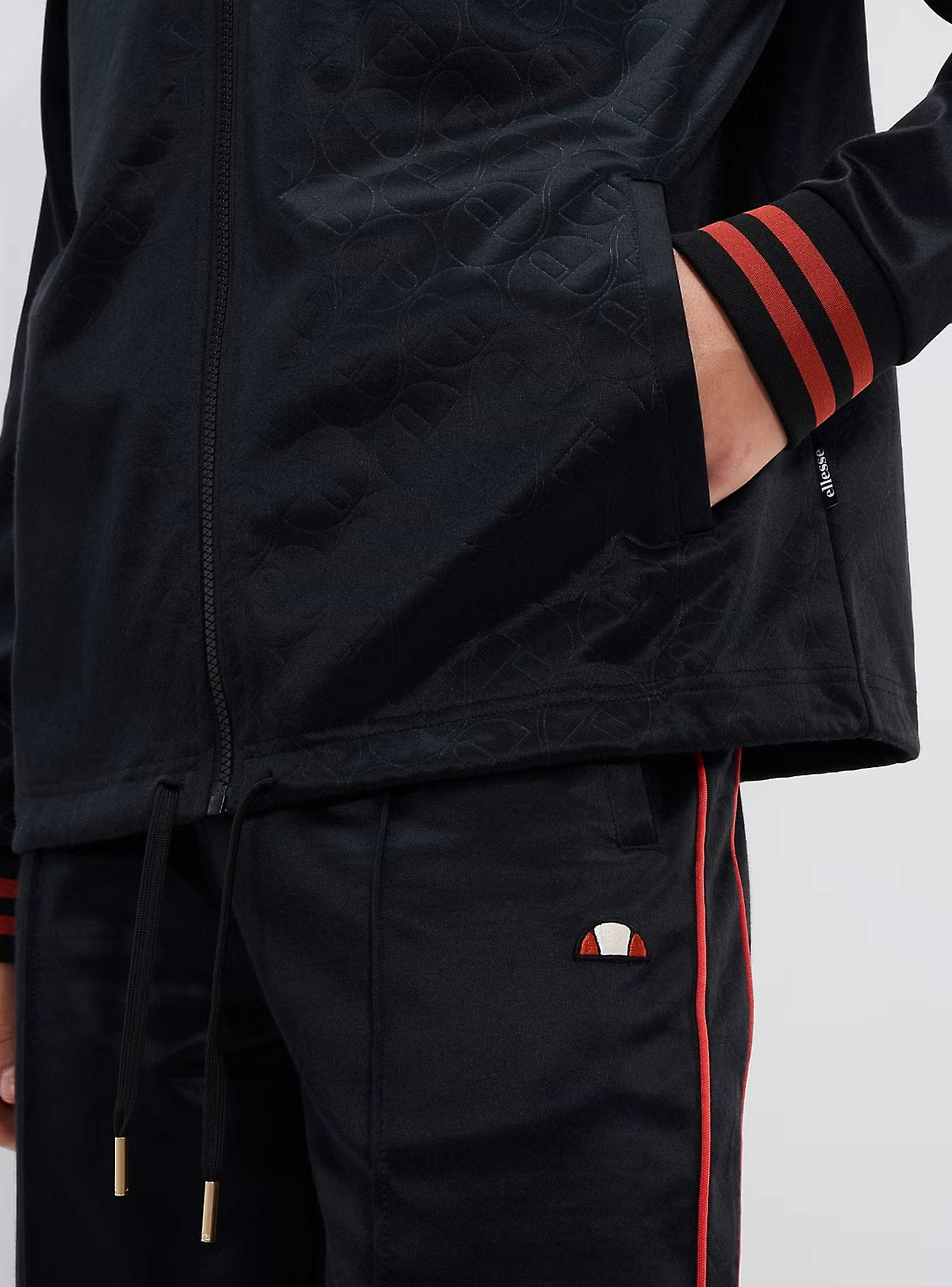Ellesse Badge Colours Casarino Track Top - Black