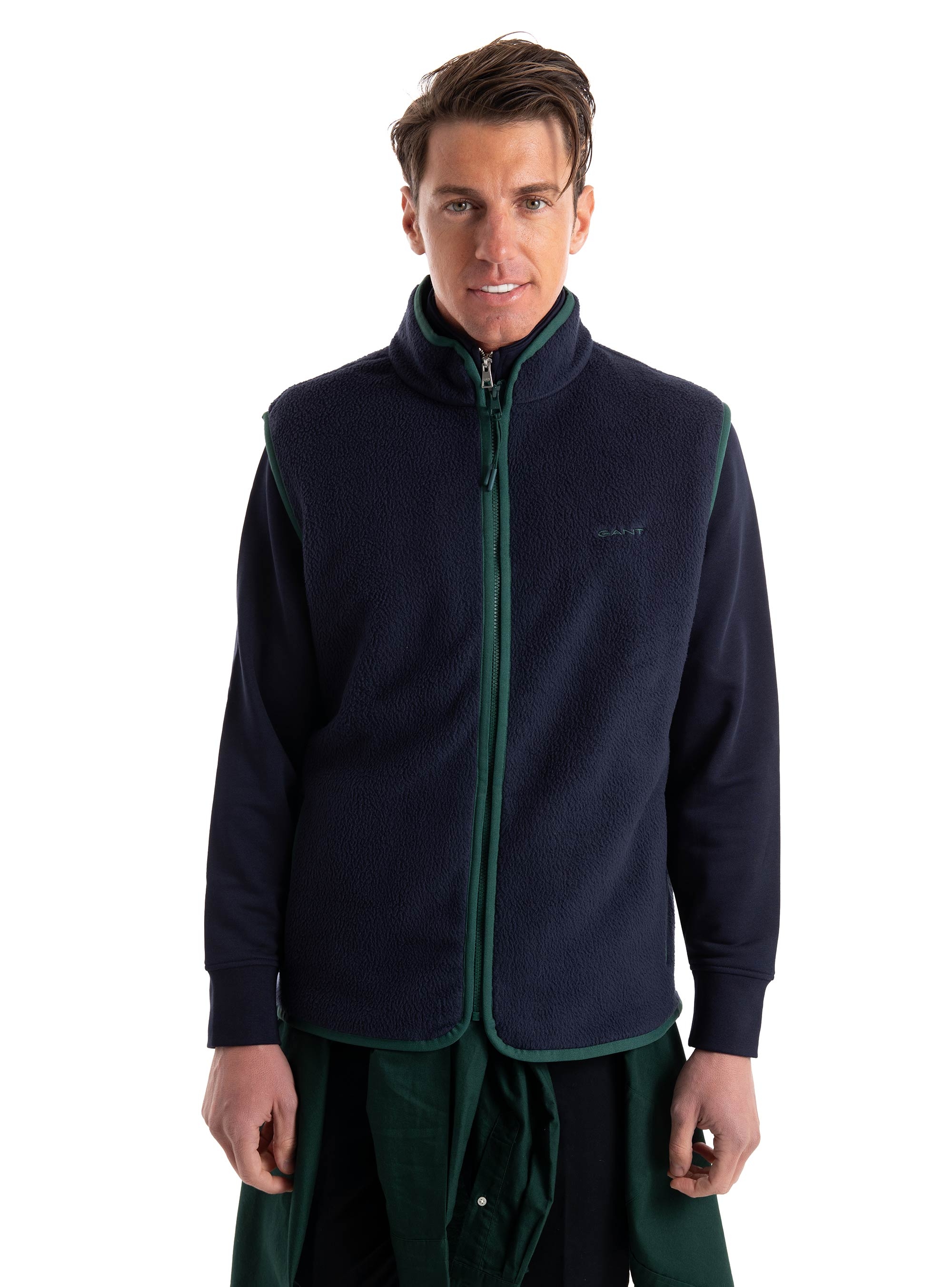 Gant Fleece Sweater - Blue