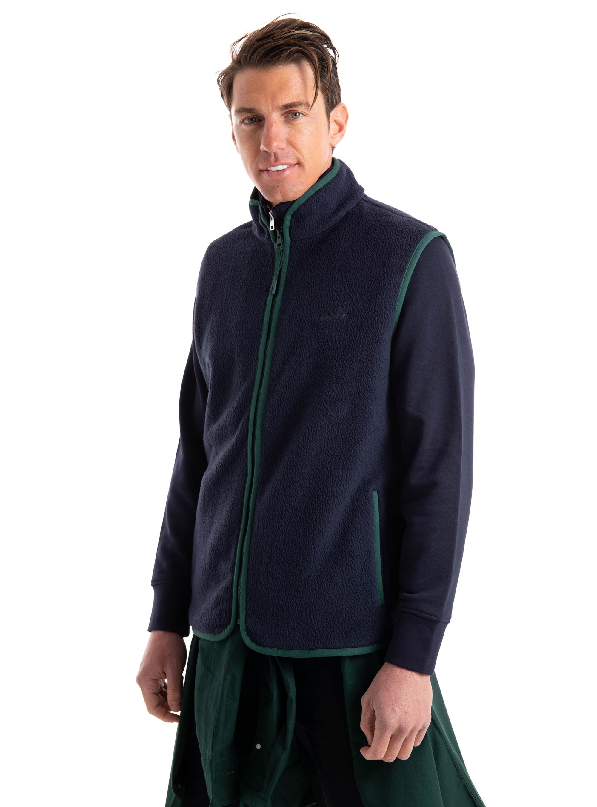 Gant Fleece Sweater - Blue