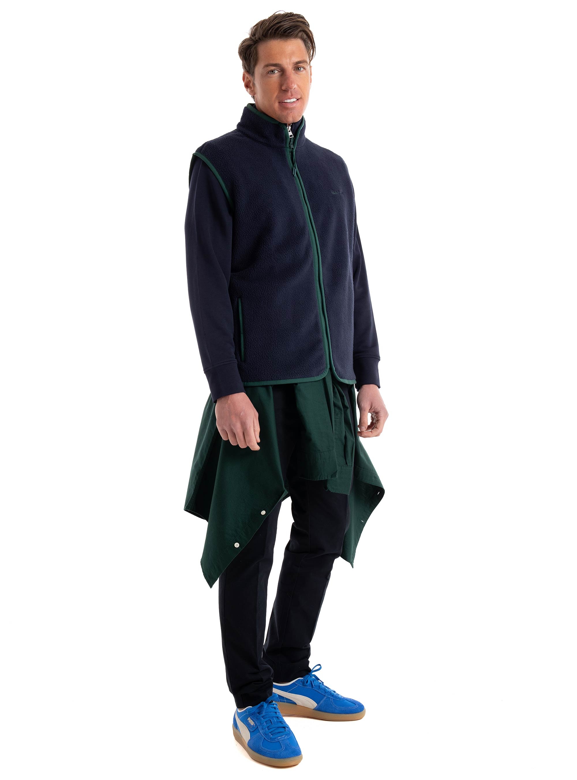 Gant Fleece Sweater - Blue