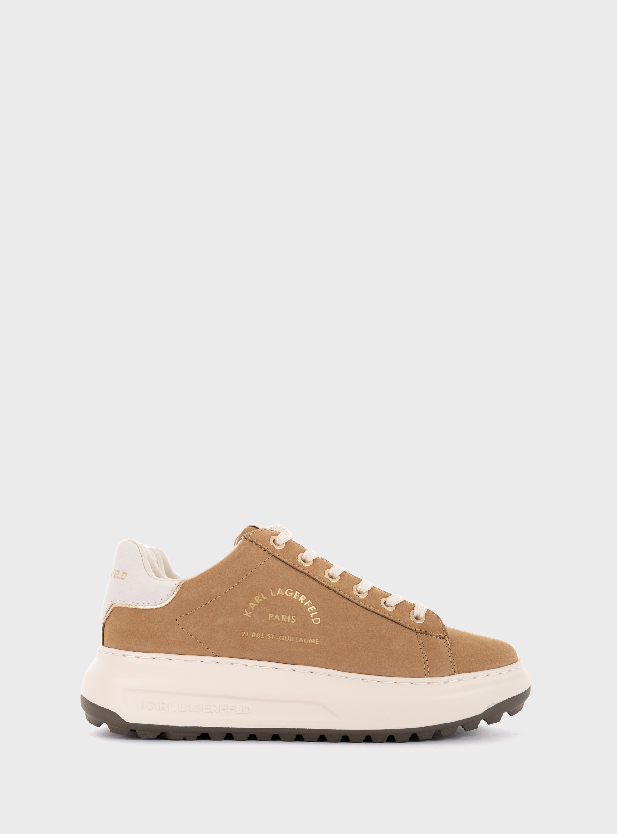 Karl Lagerfeld Kapri Lug Sneakers - Light Beige