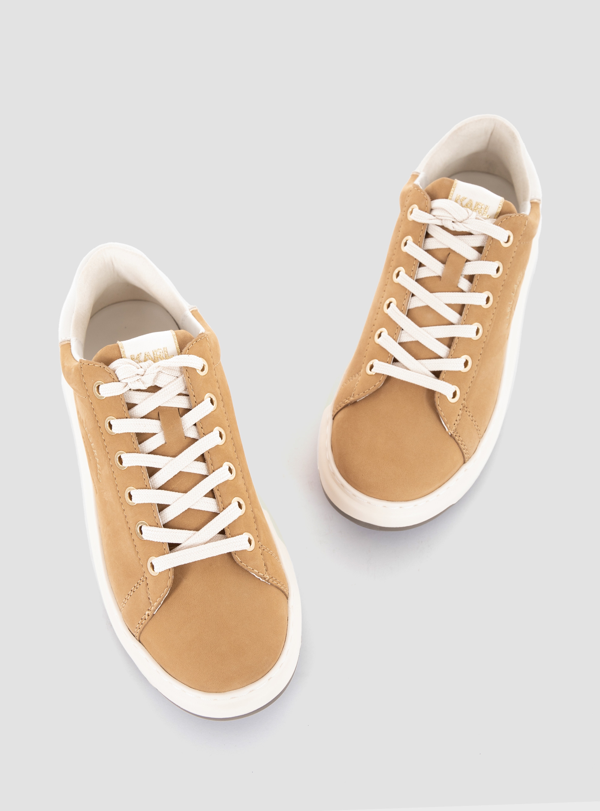 Karl Lagerfeld Kapri Lug Sneakers - Light Beige