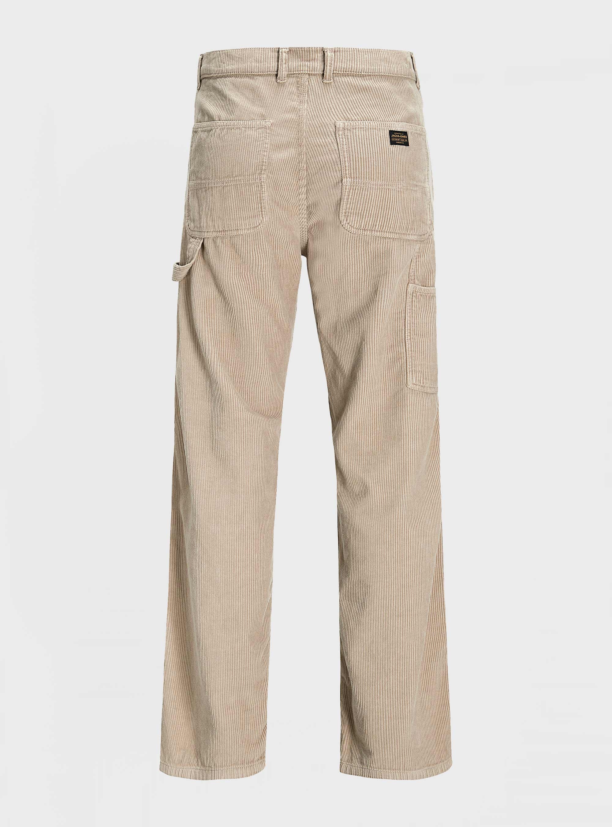 Jack & Jones Eddie Carpenter Corduroy Pants - Light Beige