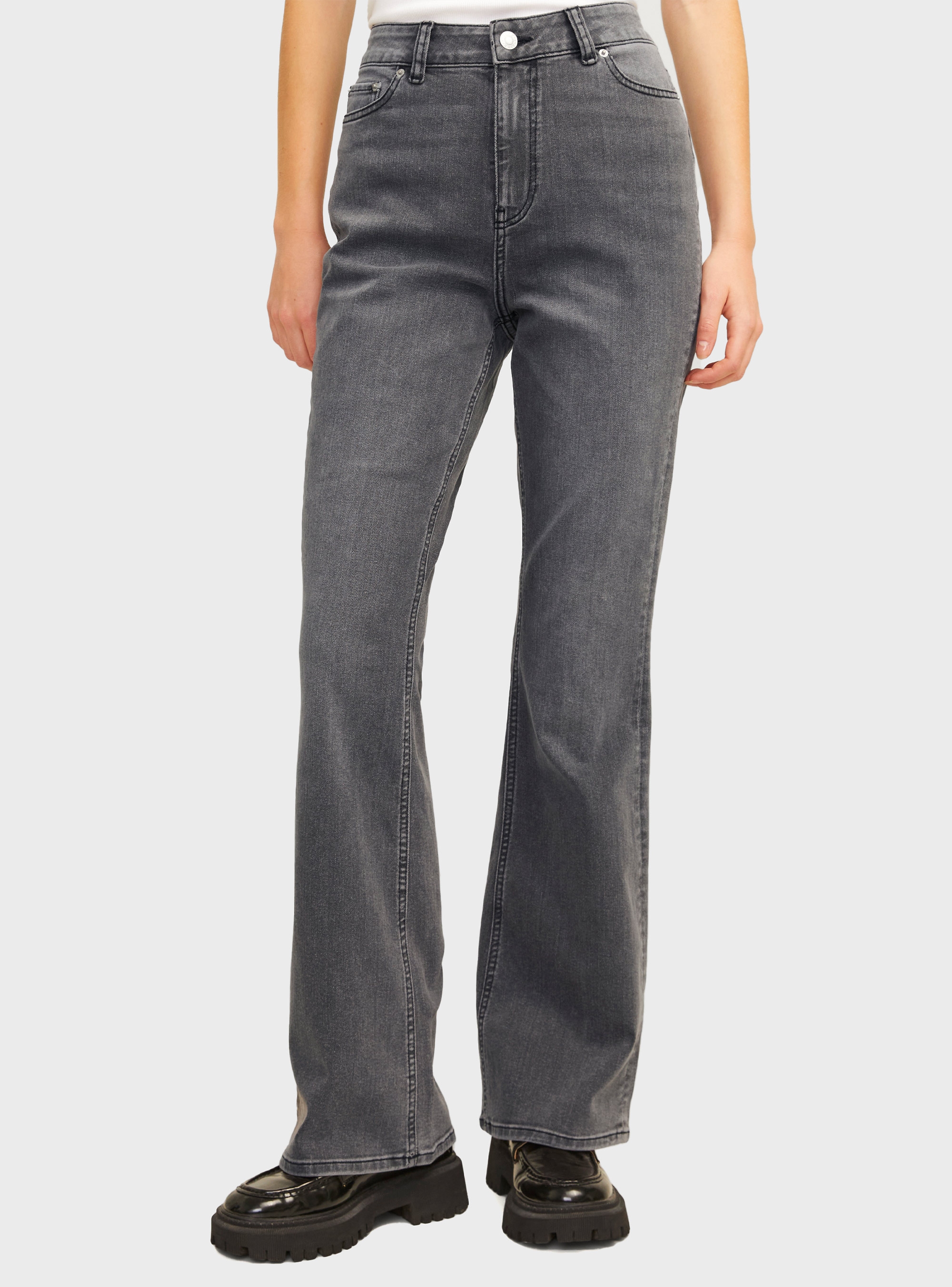 JJXX Turin Bootcut High Waist Jeans C7058 - Grey