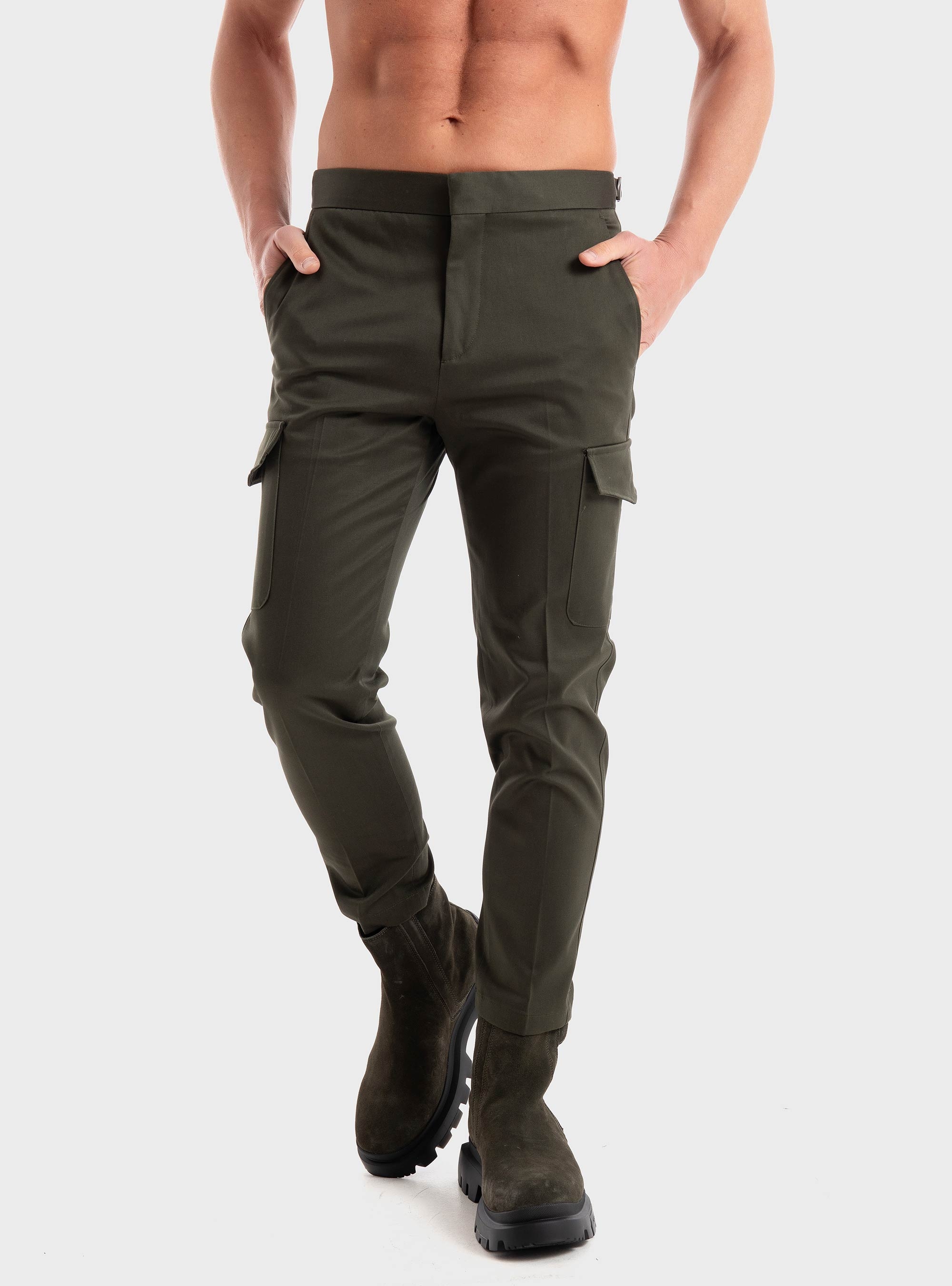 Be Able Trousers - Dark Olive Green