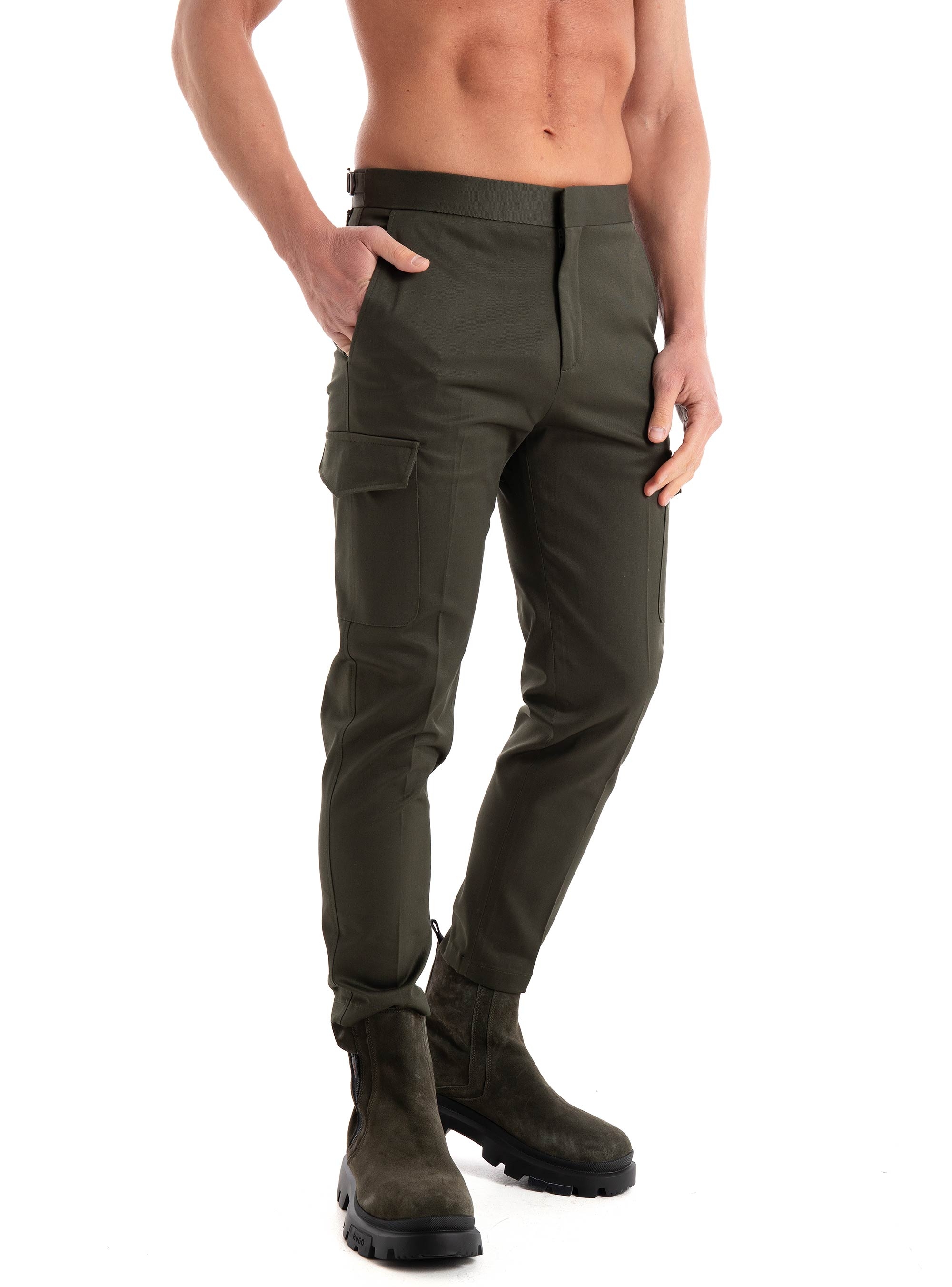 Be Able Trousers - Dark Olive Green