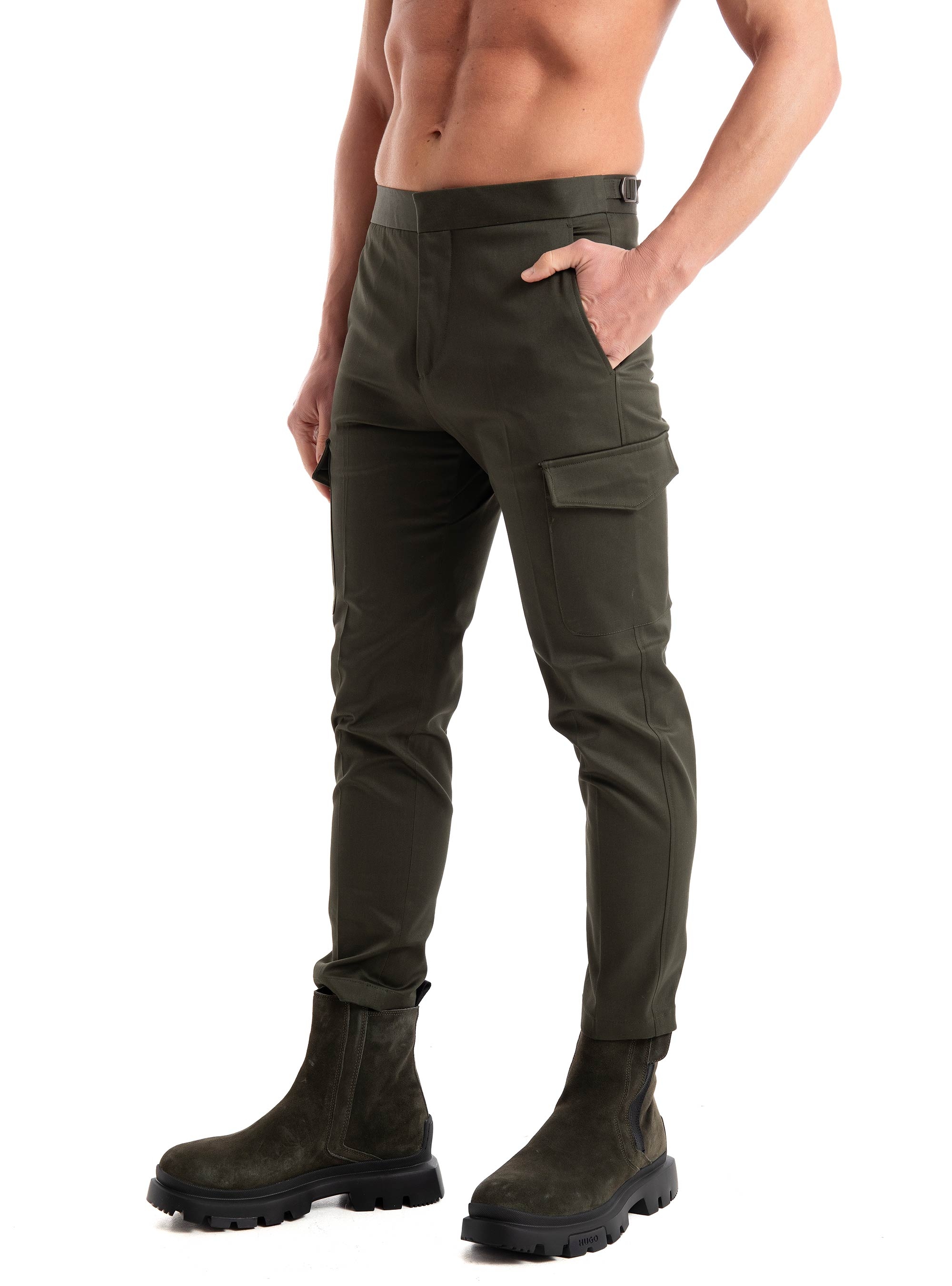 Be Able Trousers - Dark Olive Green