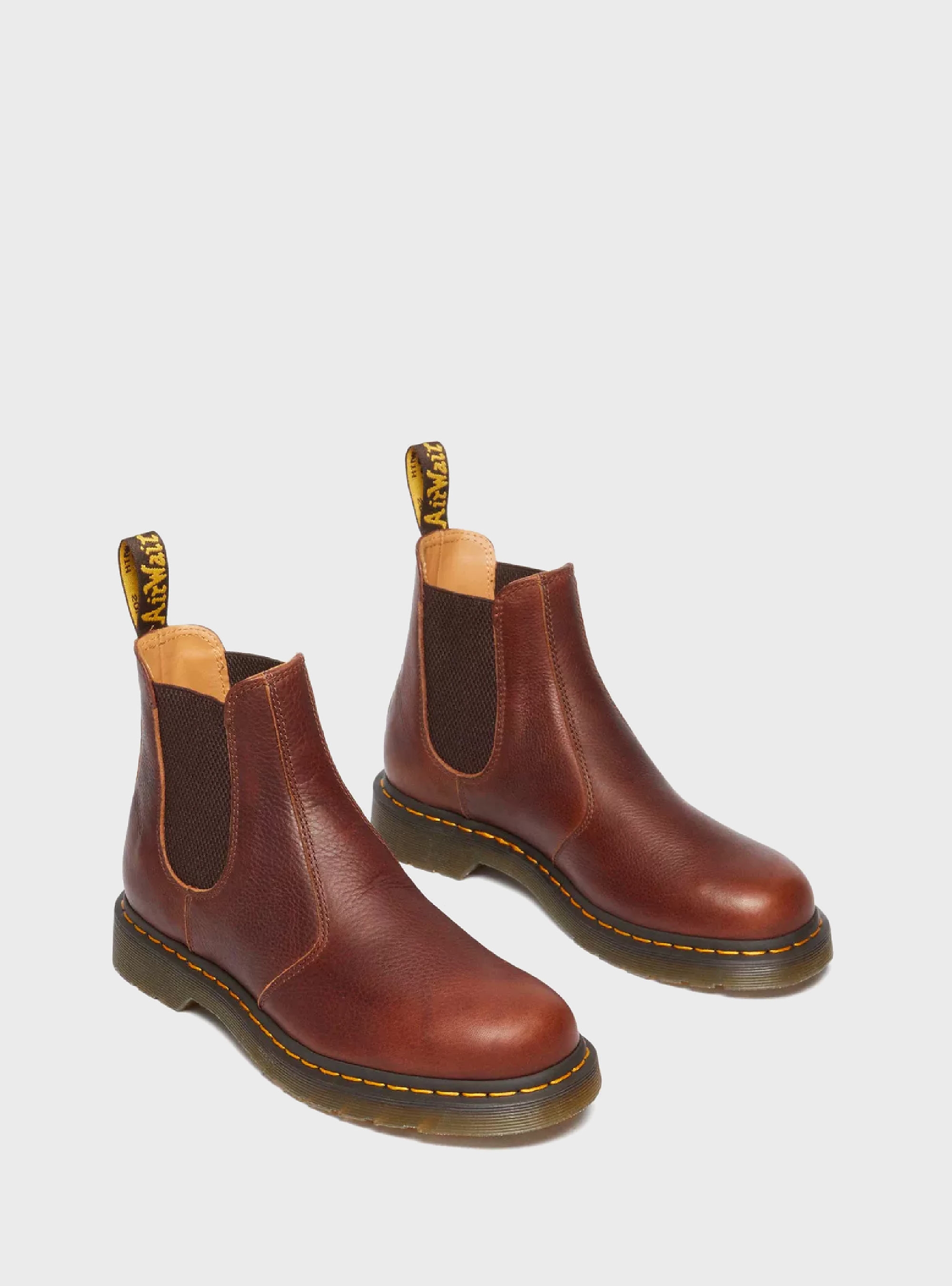 Dr Martens 2976 Ambassador Soft Leather Chelsea Boots - Cognac