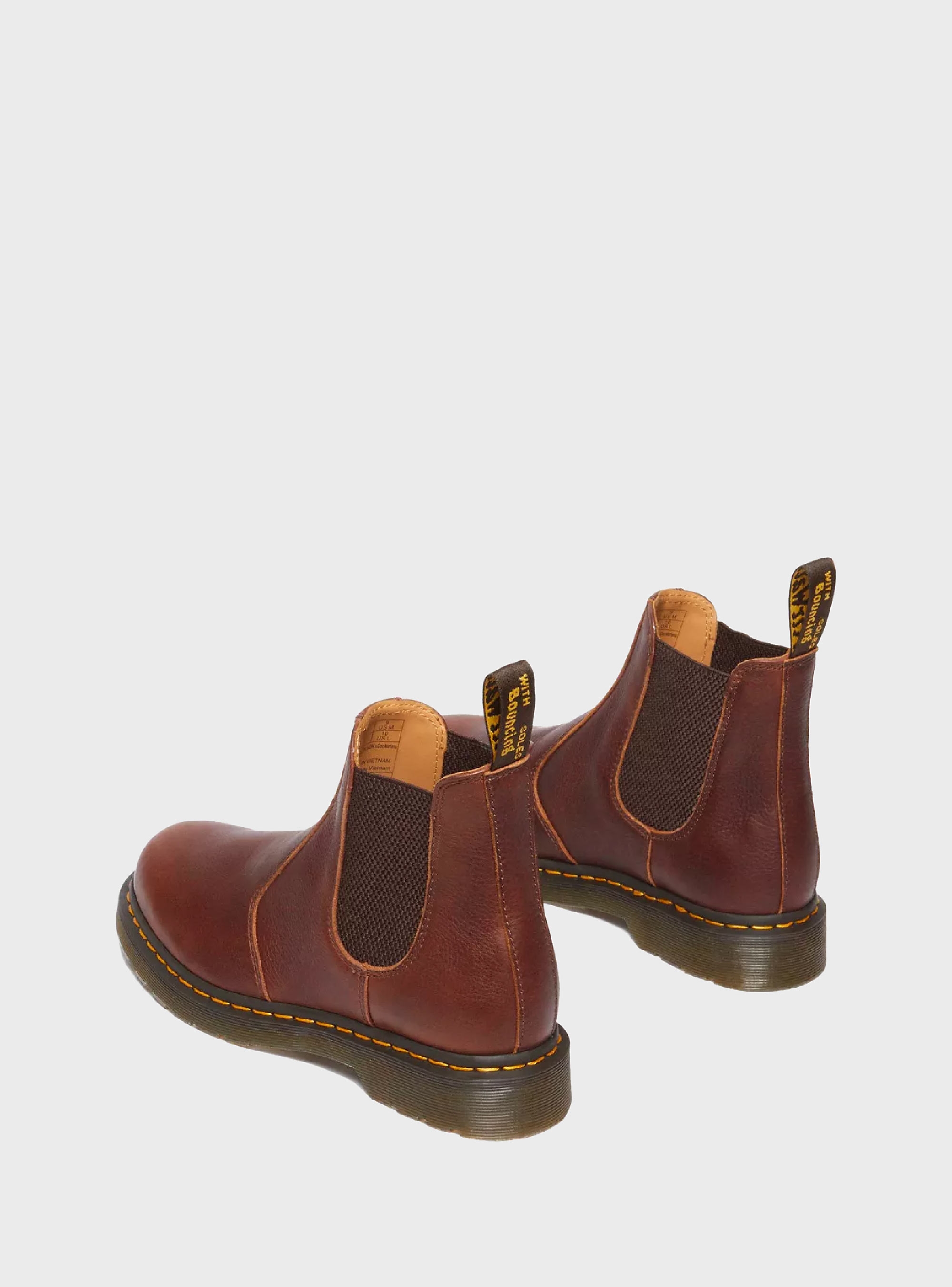 Dr Martens 2976 Ambassador Soft Leather Chelsea Boots - Cognac