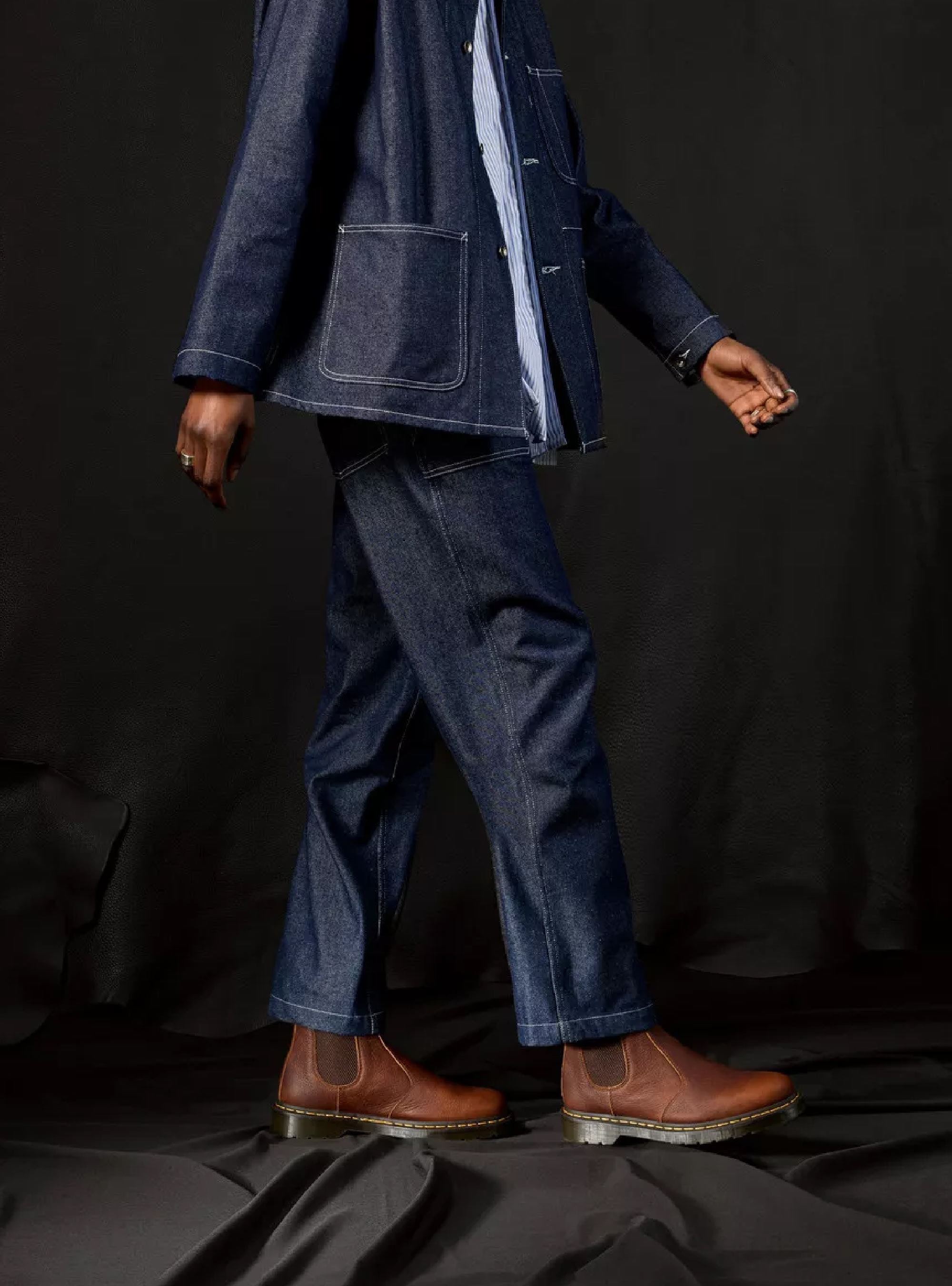 Dr Martens 2976 Ambassador Soft Leather Chelsea Boots - Cognac