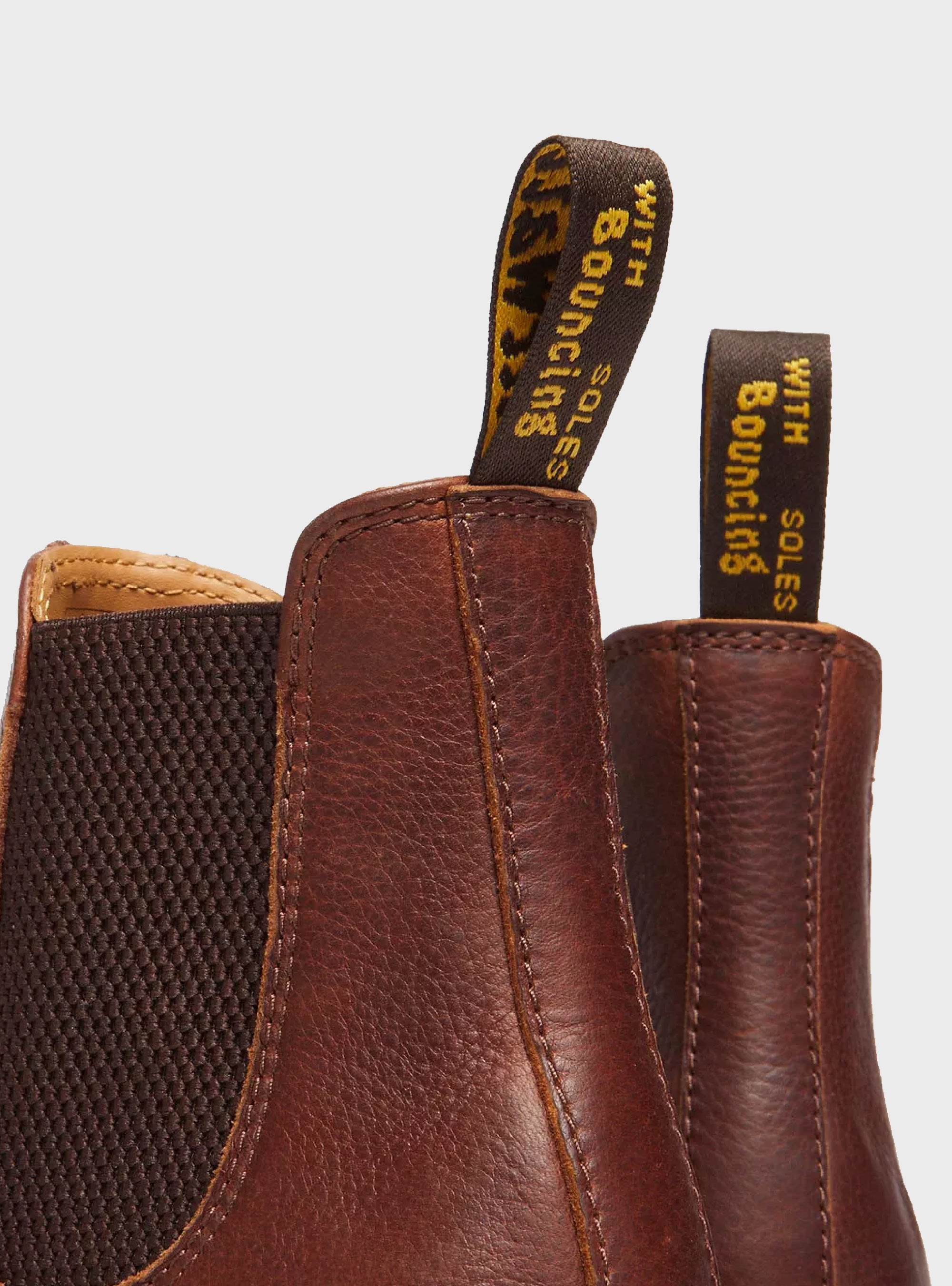 Dr Martens 2976 Ambassador Soft Leather Chelsea Boots - Cognac