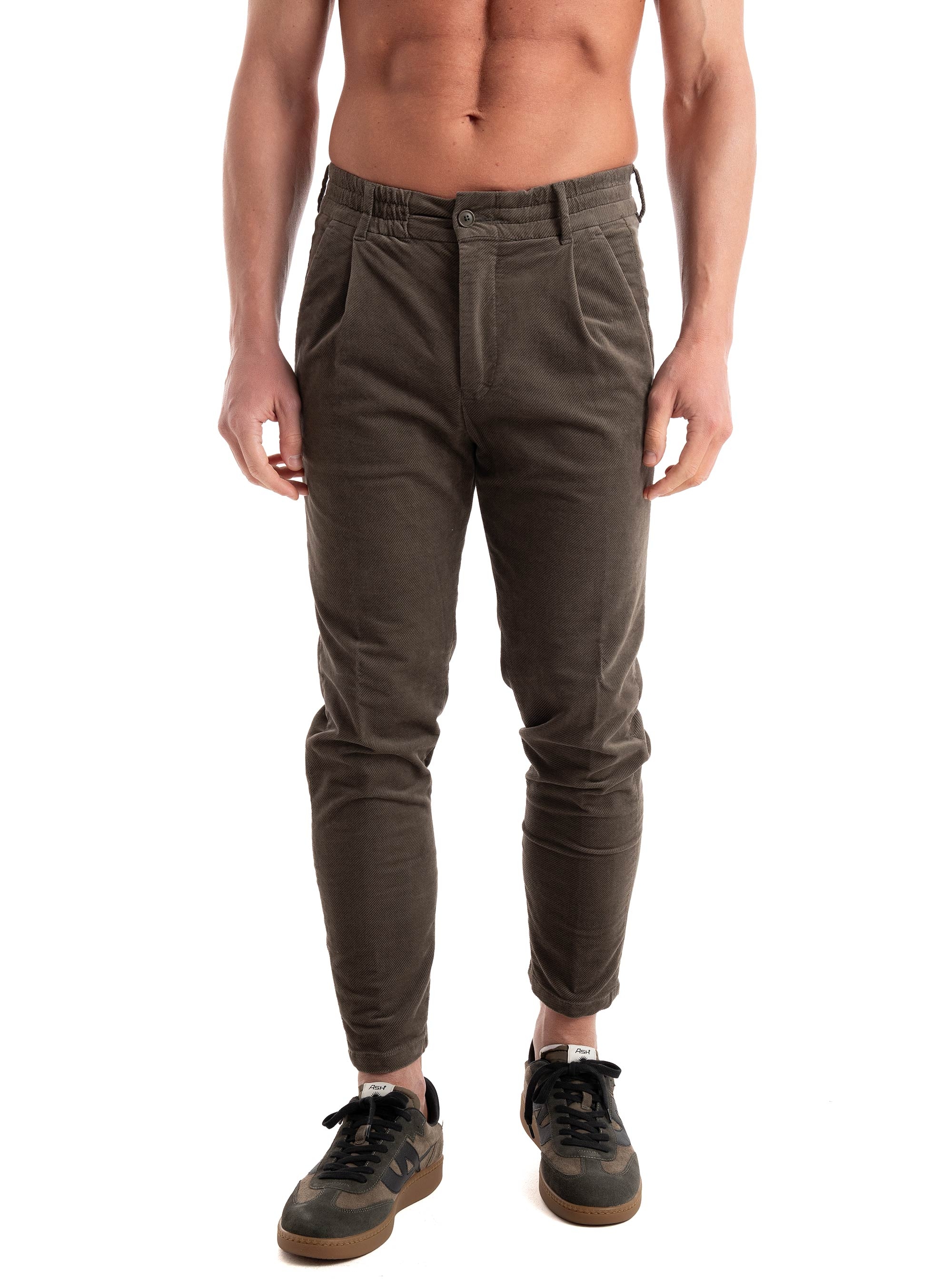 Drykorn Pleated Trousers - Dark Green