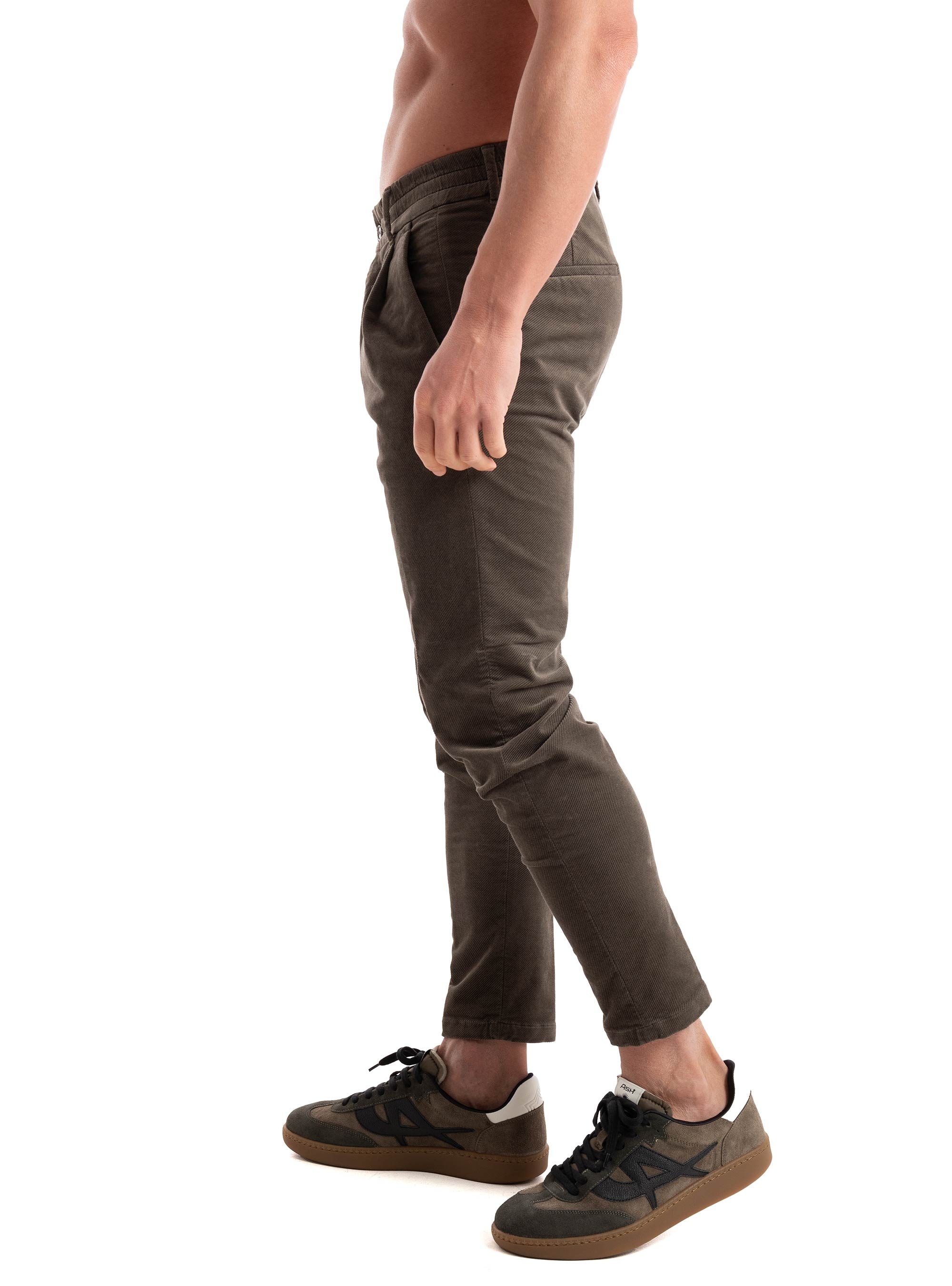 Drykorn Pleated Trousers - Dark Green