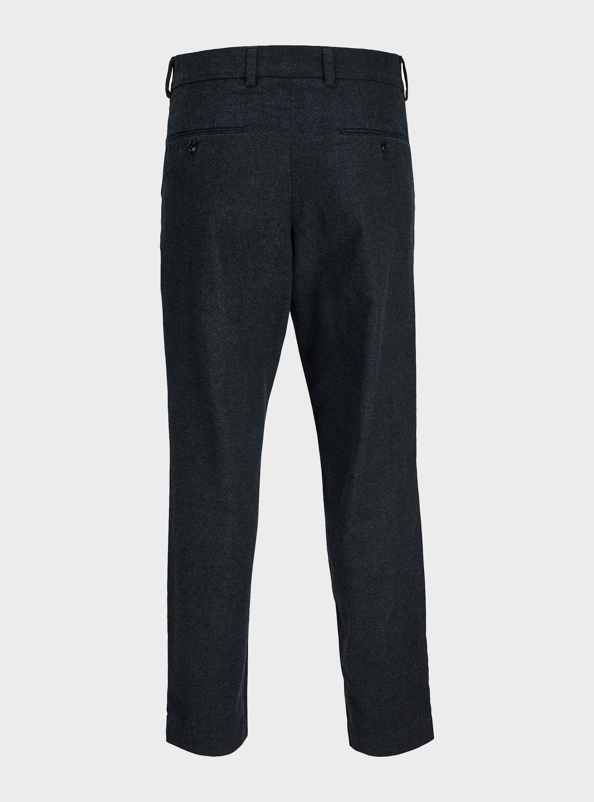 Jack & Jones Bill Tapered Pleat Winter Chino Pants - Black