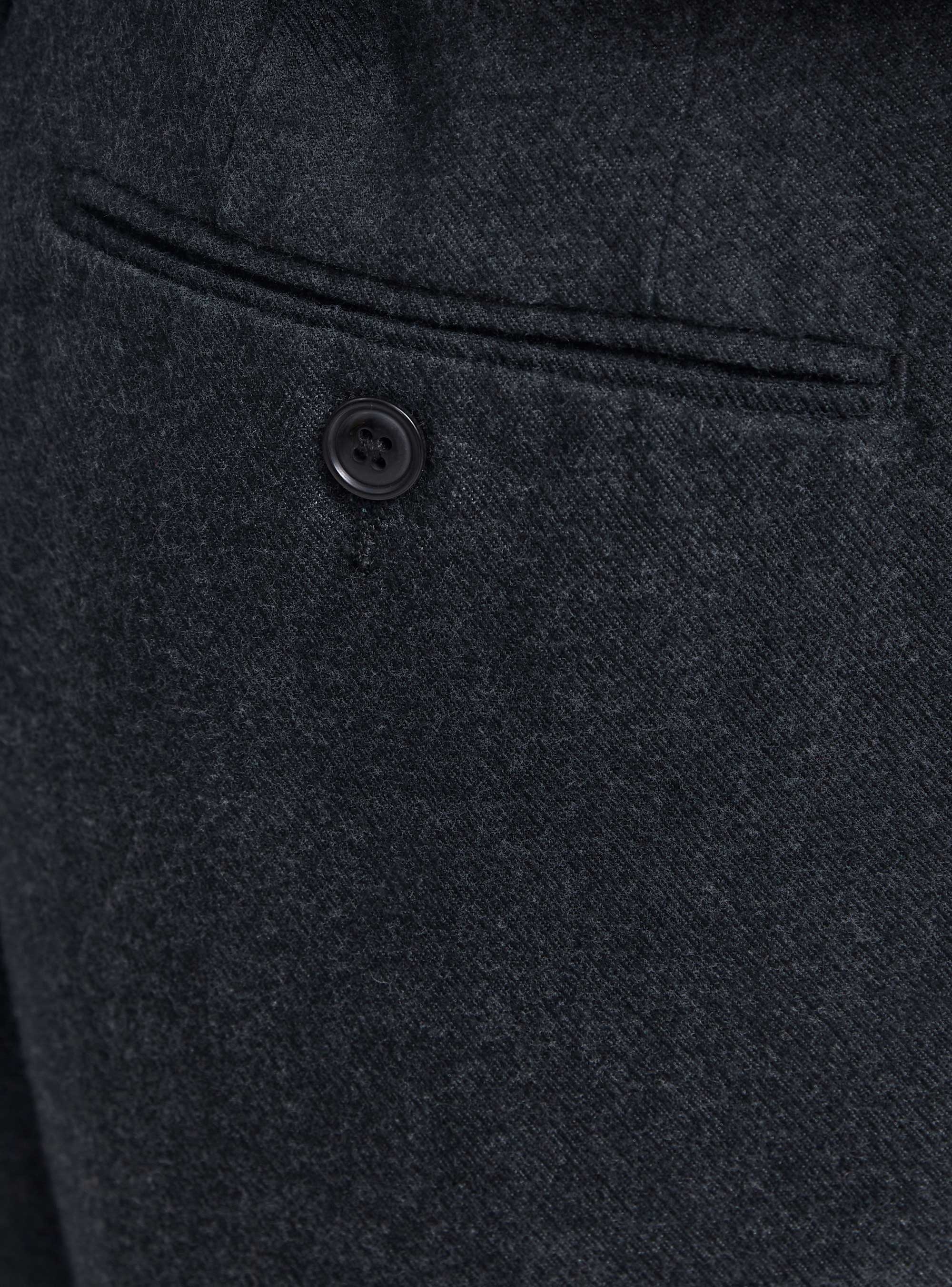 Jack & Jones Bill Tapered Pleat Winter Chino Pants - Black