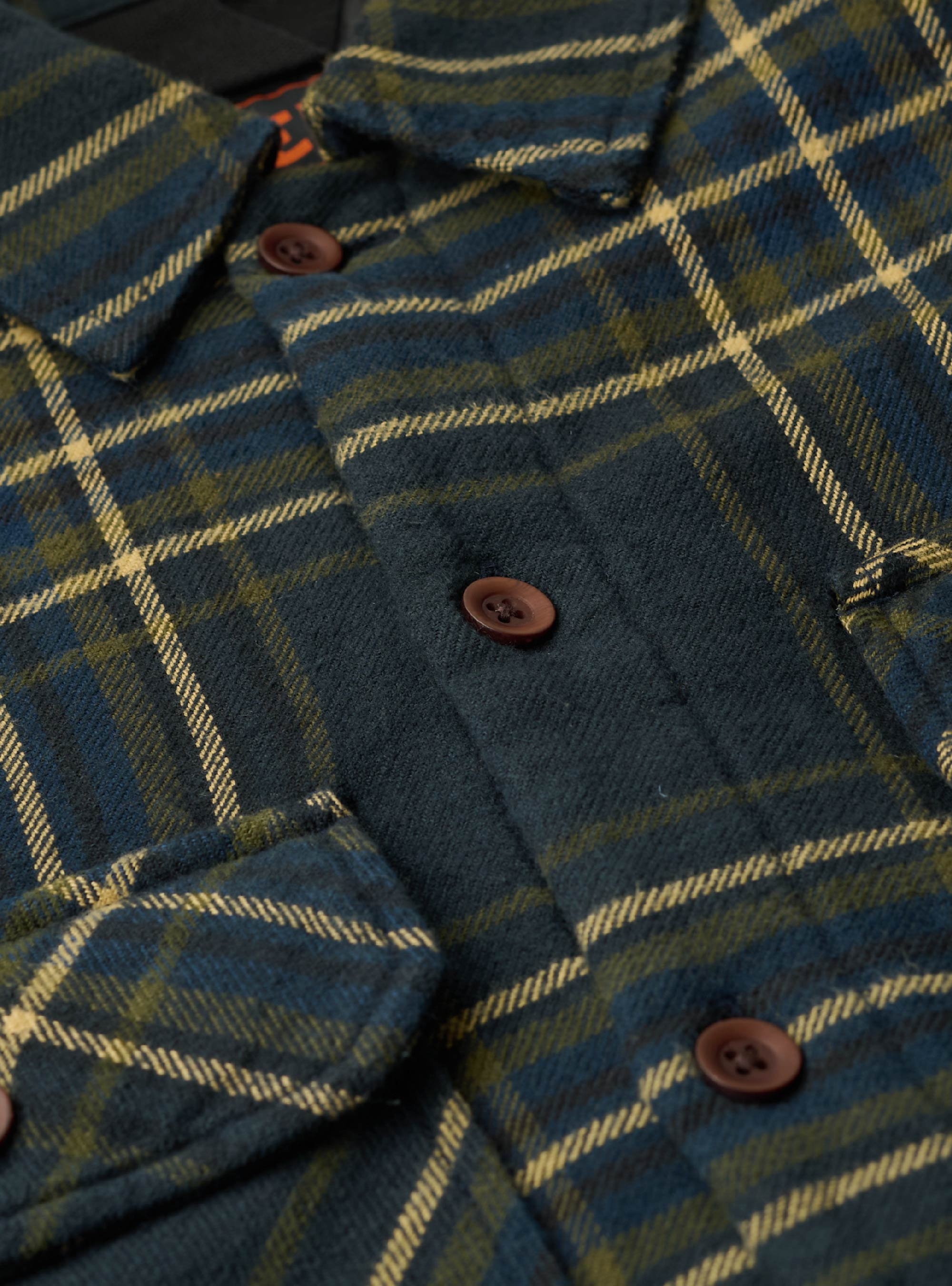 Superdry Surplus Check Quilt Overshirt - Blue