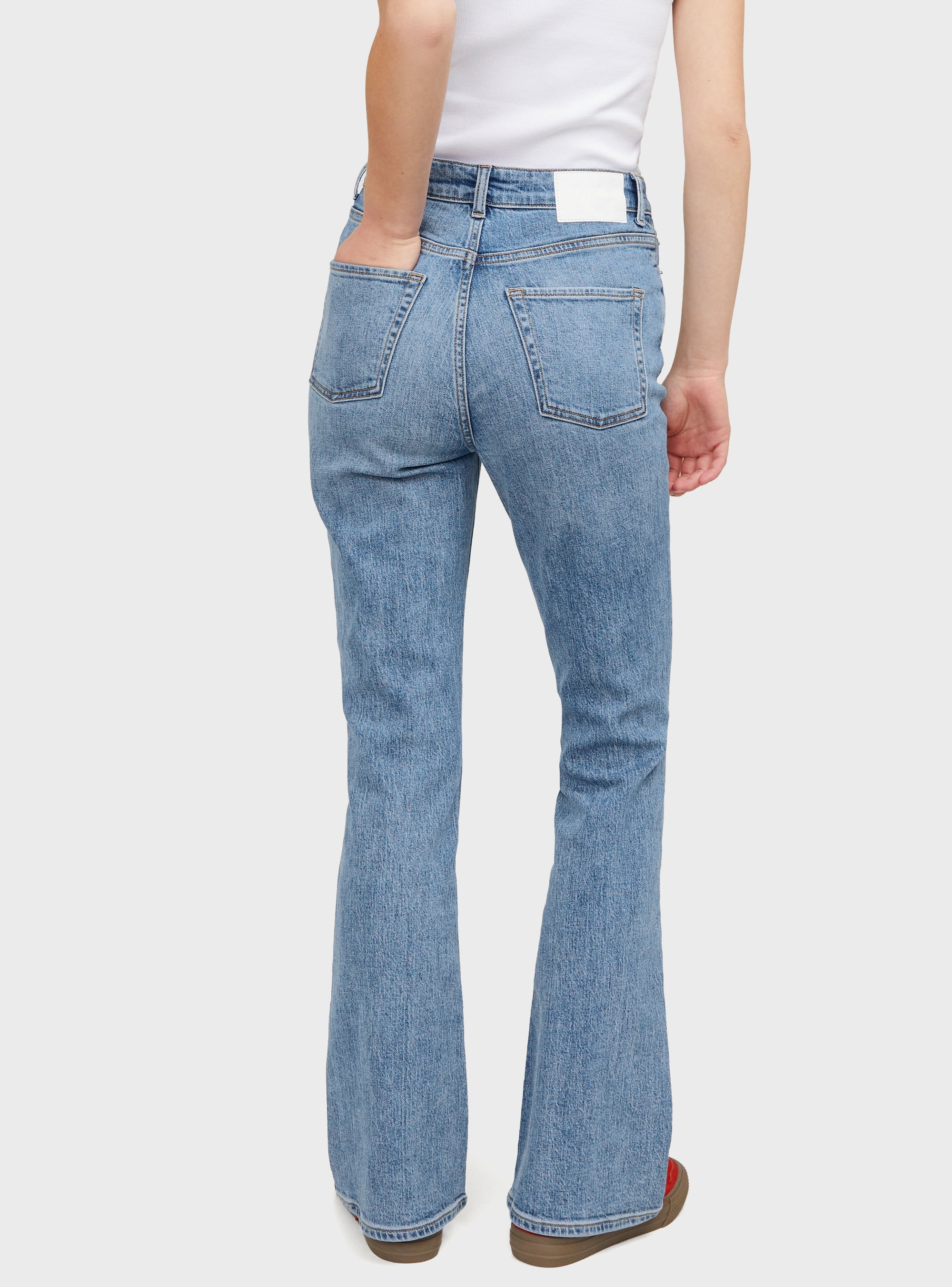 JJXX Turin Bootcut High Waist Jeans C7090 - Light Aged Denim