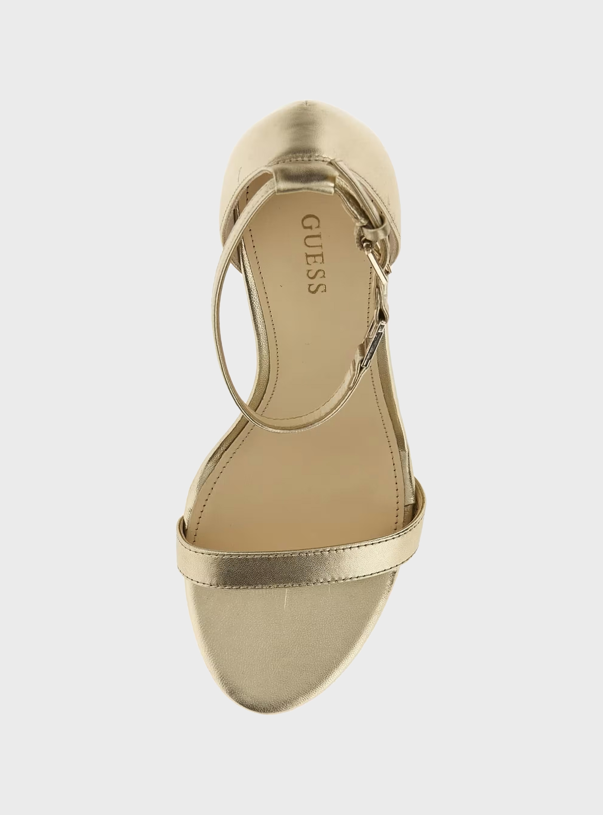 Guess Kabail Leather Sandals - Gold