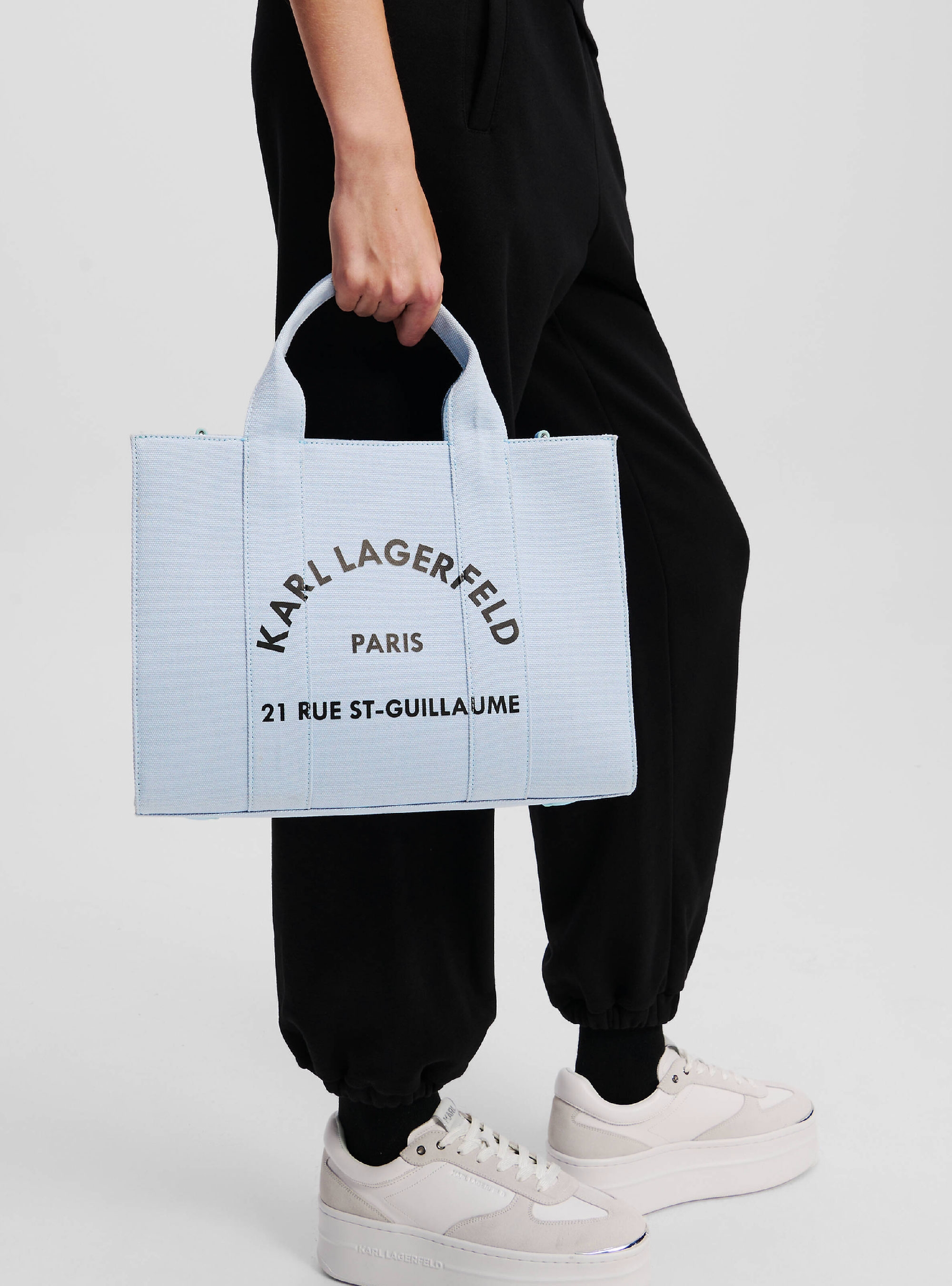 Karl Lagerfeld K/Rsg Square Medium Tote - Blue